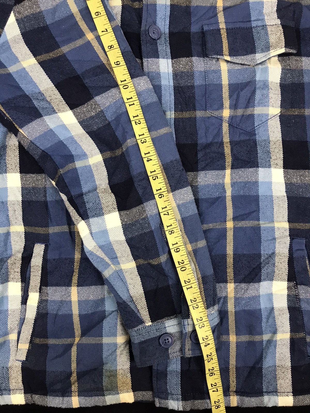 Flannel Aeropostale Sherpa Plaid Checked Double Pockets Flannel Size US L / EU 52-54 / 3 - 8 Thumbnail
