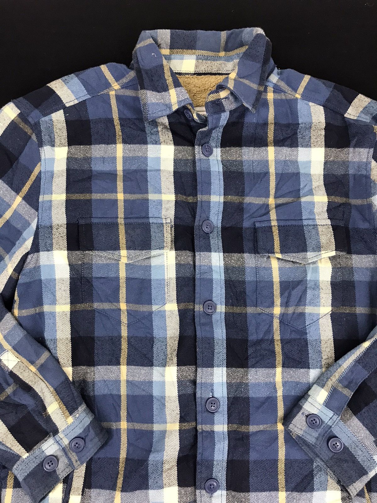 Flannel Aeropostale Sherpa Plaid Checked Double Pockets Flannel Size US L / EU 52-54 / 3 - 2 Thumbnail