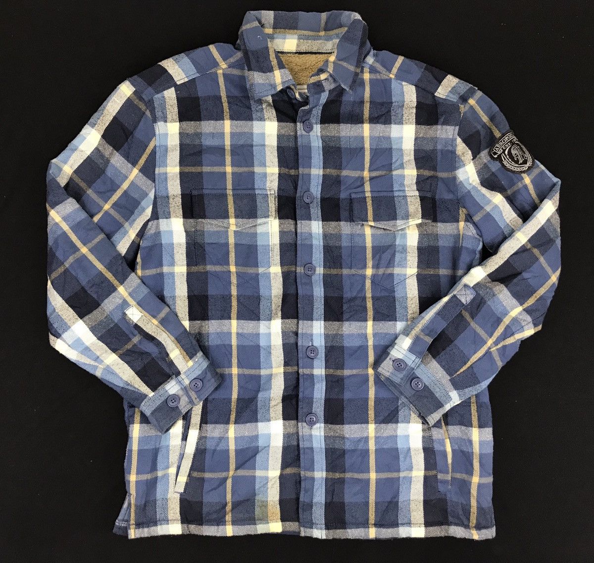 Flannel Aeropostale Sherpa Plaid Checked Double Pockets Flannel Size US L / EU 52-54 / 3 - 1 Thumbnail