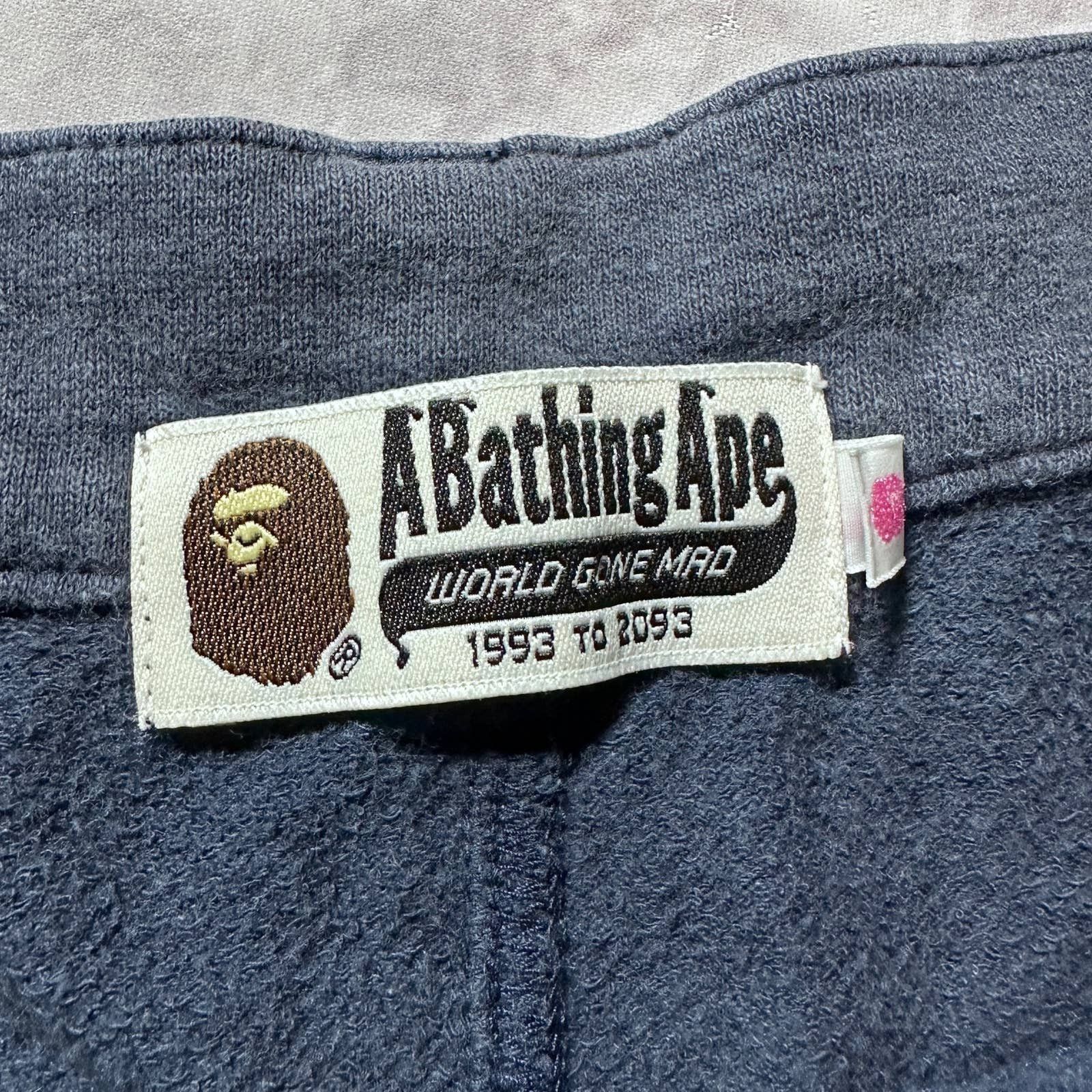 Bape Champion Logo Sweat Pants Size 31" - 12 Thumbnail