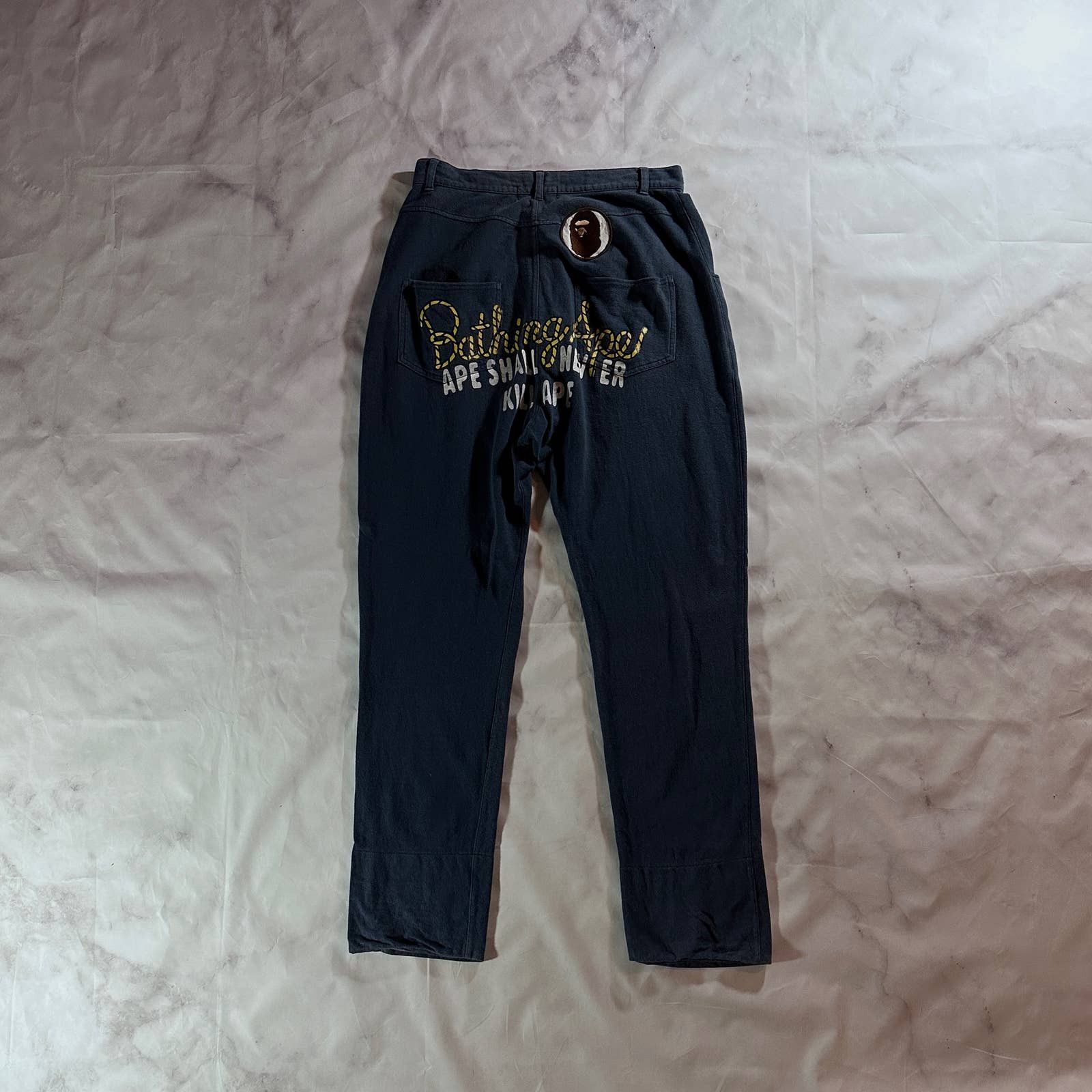 Bape Champion Logo Sweat Pants Size 31" - 1 Thumbnail