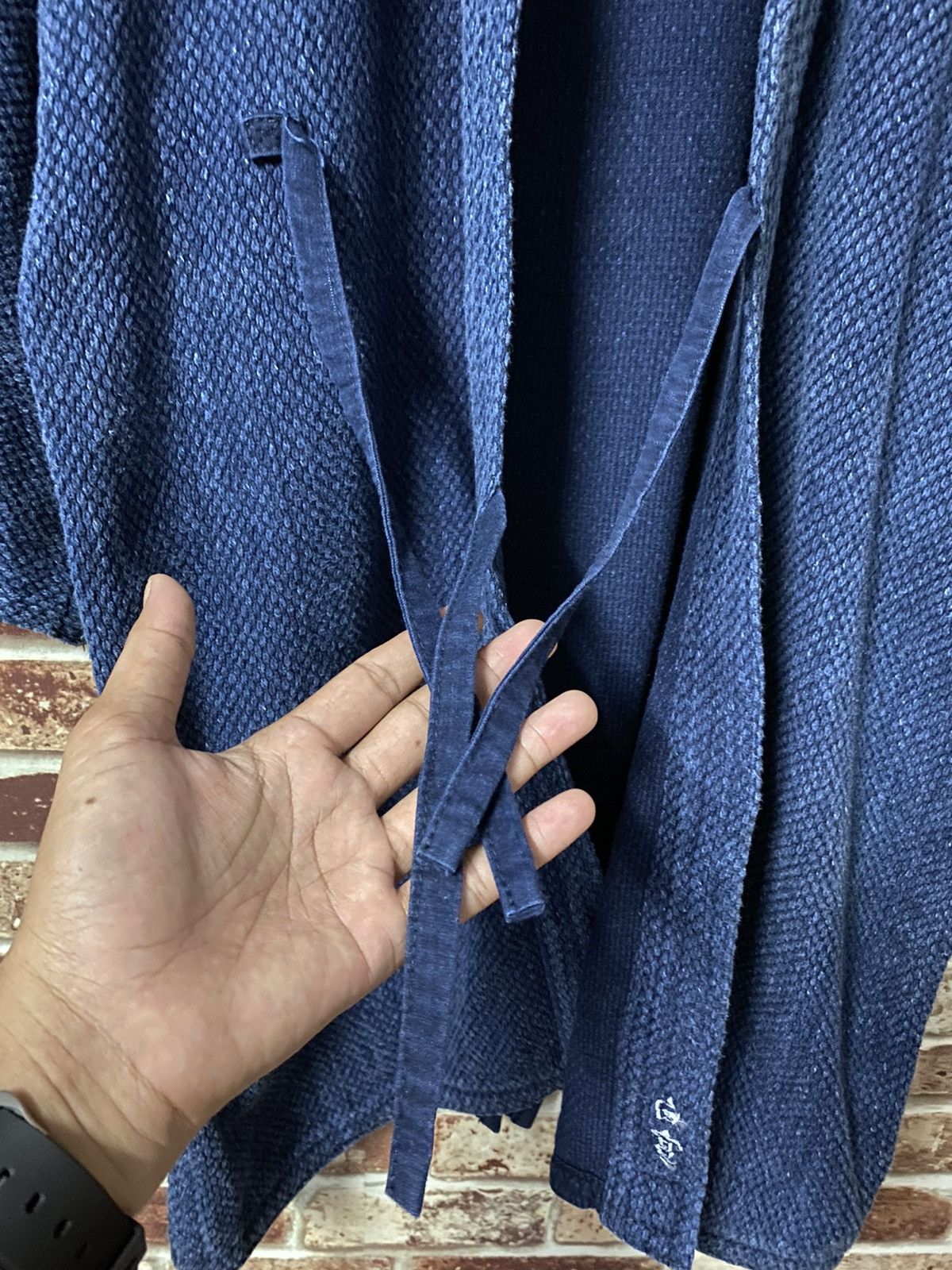 Indigo × Japanese Brand ANTIQUE INDIGO KENDO SASHIKO SWORDMAN JACKET Size US L / EU 52-54 / 3 - 7 Thumbnail