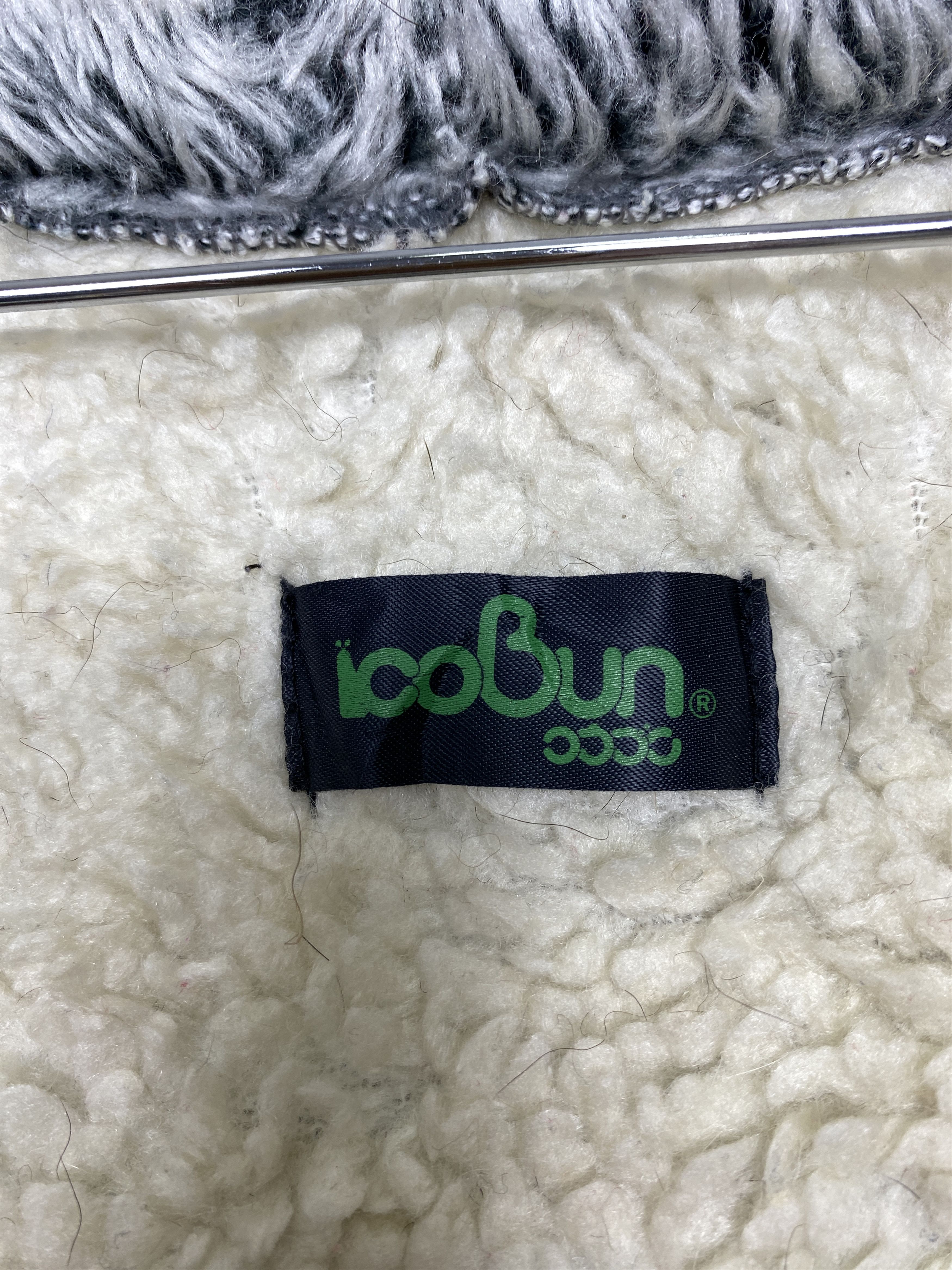 Japanese Brand Vintage Icobun Faux Fur Lined Denim Vest with Cartoon Patch Size US M / EU 48-50 / 2 - 10 Thumbnail