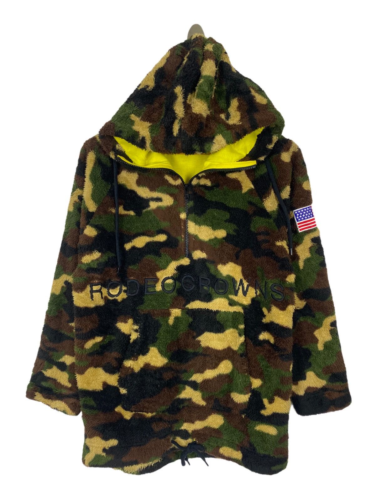 Japanese Brand RODEO CROWN CAMO FLEECE HOODIES SWEATER Size US M / EU 48-50 / 2 - 1 Thumbnail