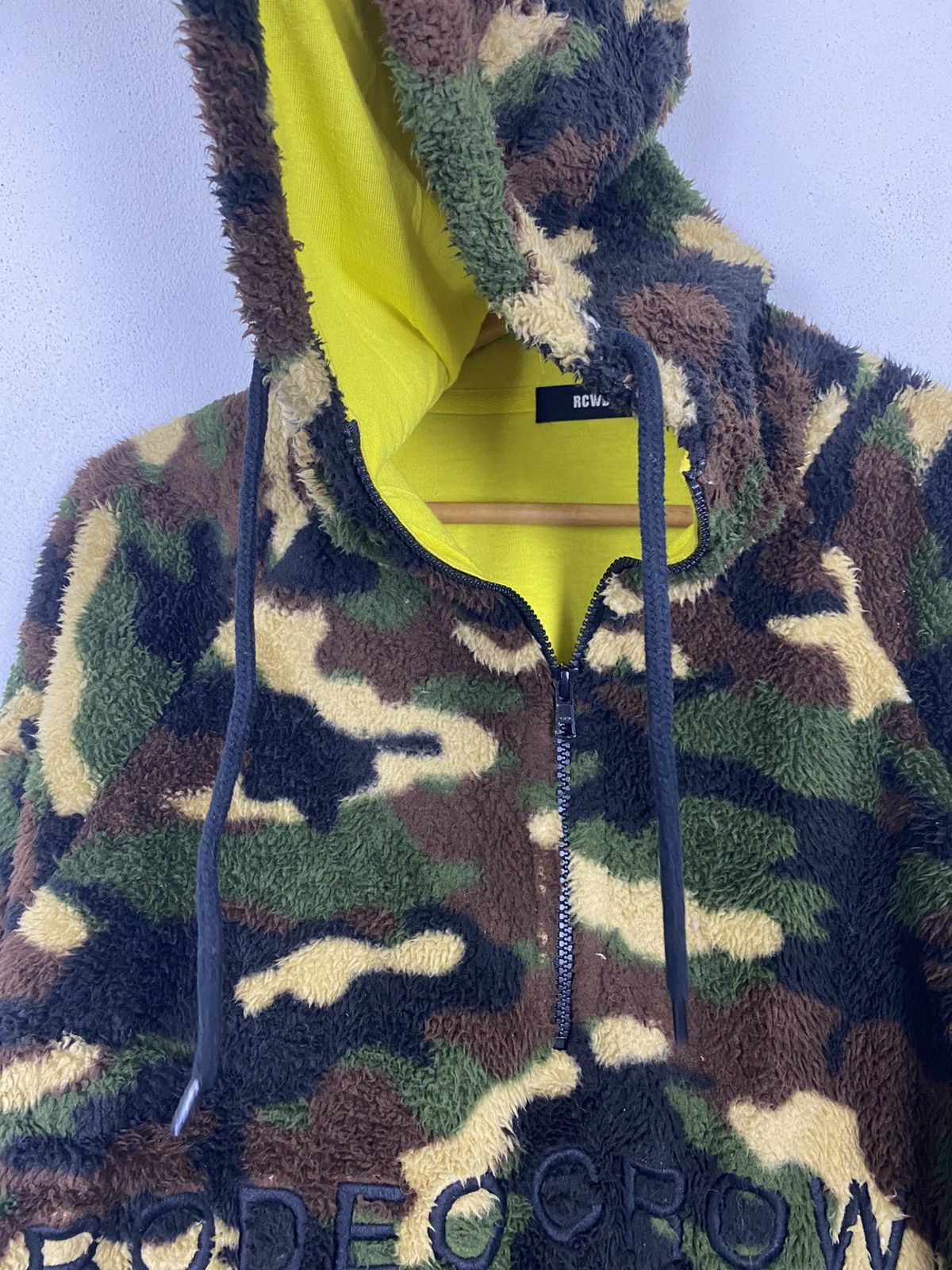 Japanese Brand RODEO CROWN CAMO FLEECE HOODIES SWEATER Size US M / EU 48-50 / 2 - 6 Thumbnail
