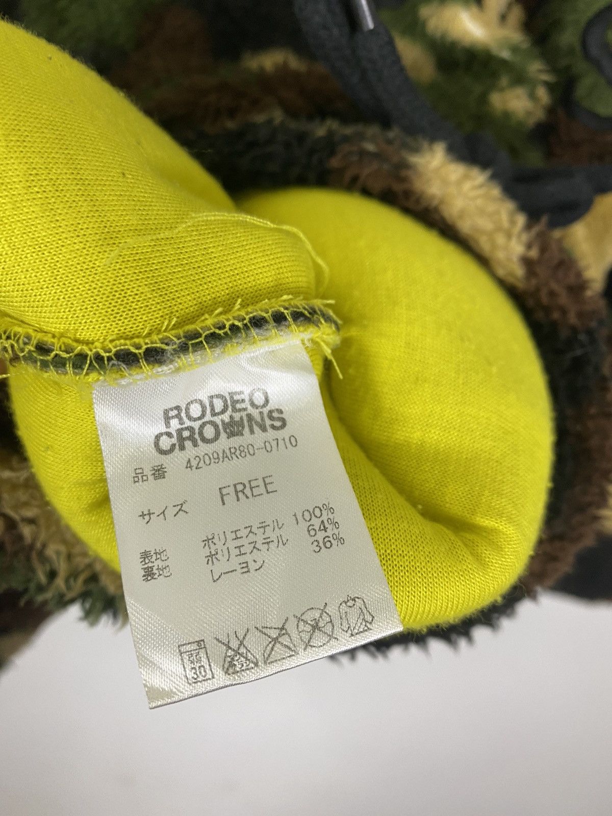 Japanese Brand RODEO CROWN CAMO FLEECE HOODIES SWEATER Size US M / EU 48-50 / 2 - 9 Thumbnail