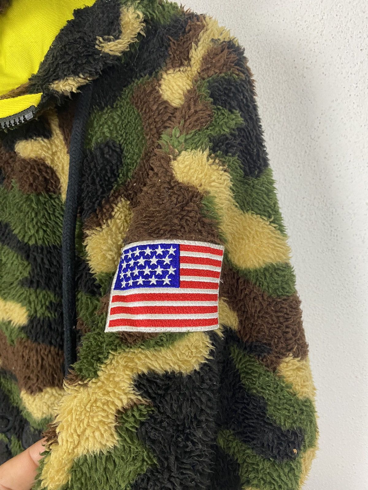 Japanese Brand RODEO CROWN CAMO FLEECE HOODIES SWEATER Size US M / EU 48-50 / 2 - 5 Thumbnail