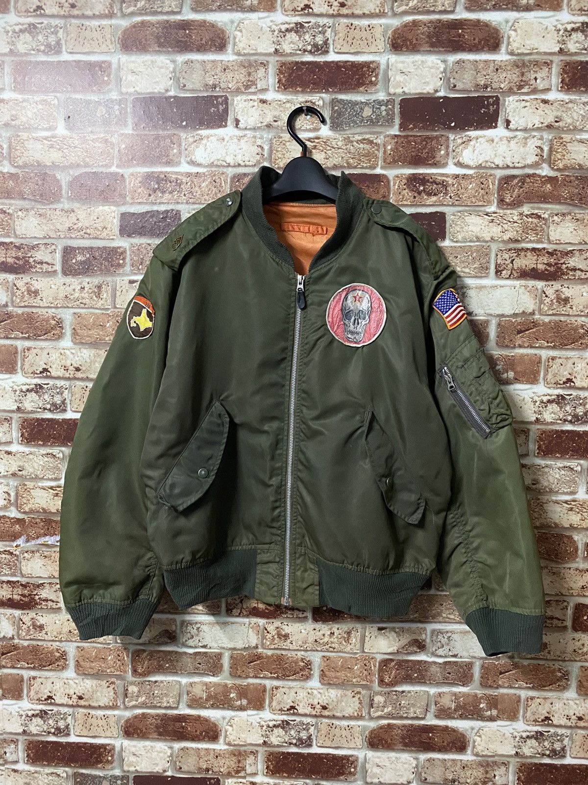 Vintage GK134🔥ARCHIEVES🔥VINTAGE SPECIAL FORCE BOMBER JACKET Size US L / EU 52-54 / 3 - 2 Thumbnail