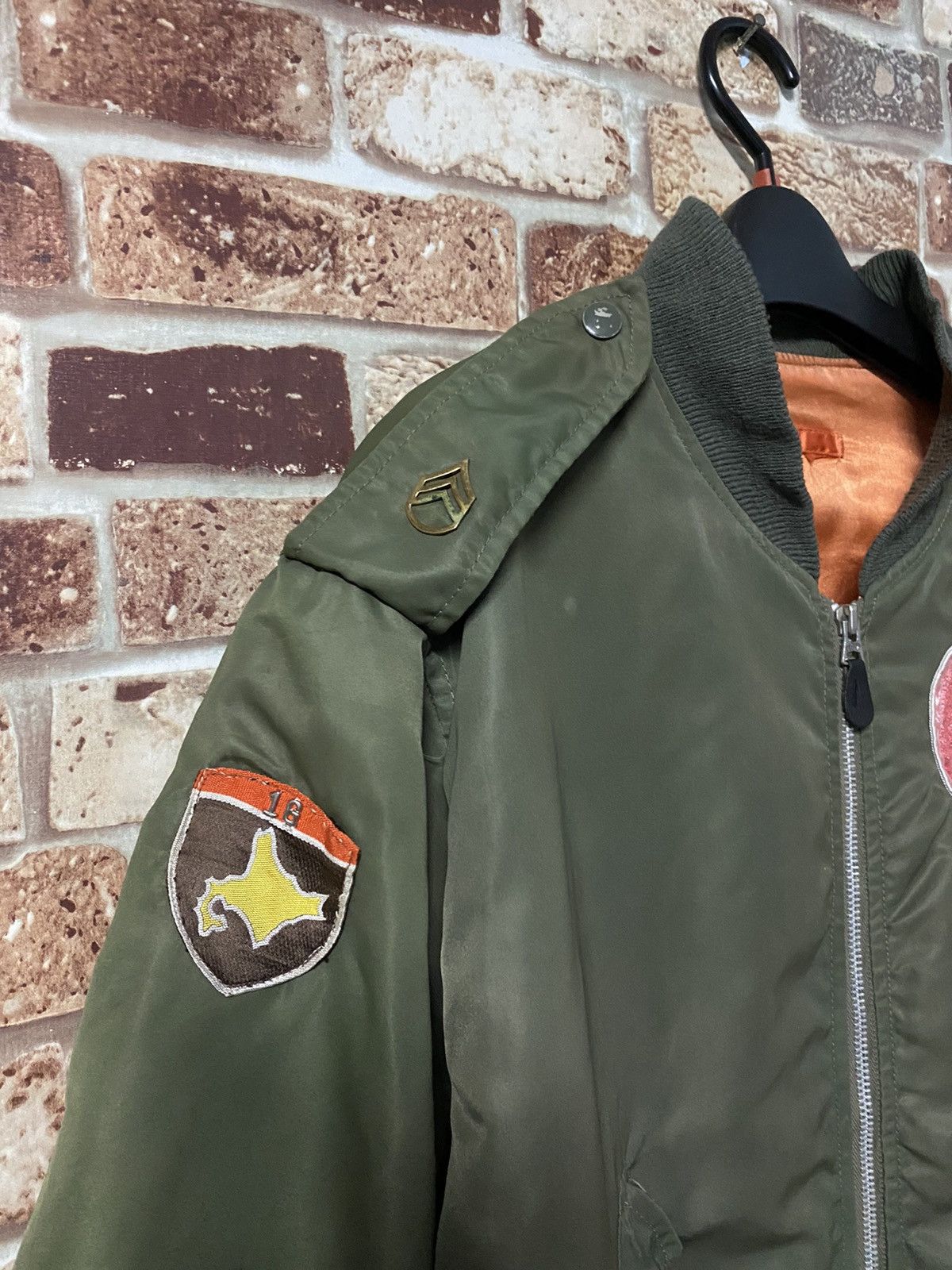 Vintage GK134🔥ARCHIEVES🔥VINTAGE SPECIAL FORCE BOMBER JACKET Size US L / EU 52-54 / 3 - 5 Thumbnail