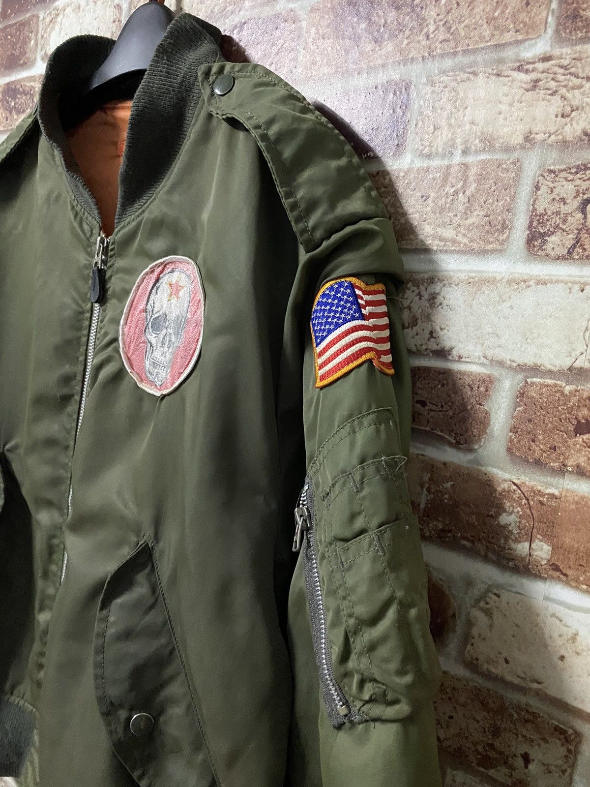 Vintage GK134🔥ARCHIEVES🔥VINTAGE SPECIAL FORCE BOMBER JACKET Size US L / EU 52-54 / 3 - 4 Thumbnail