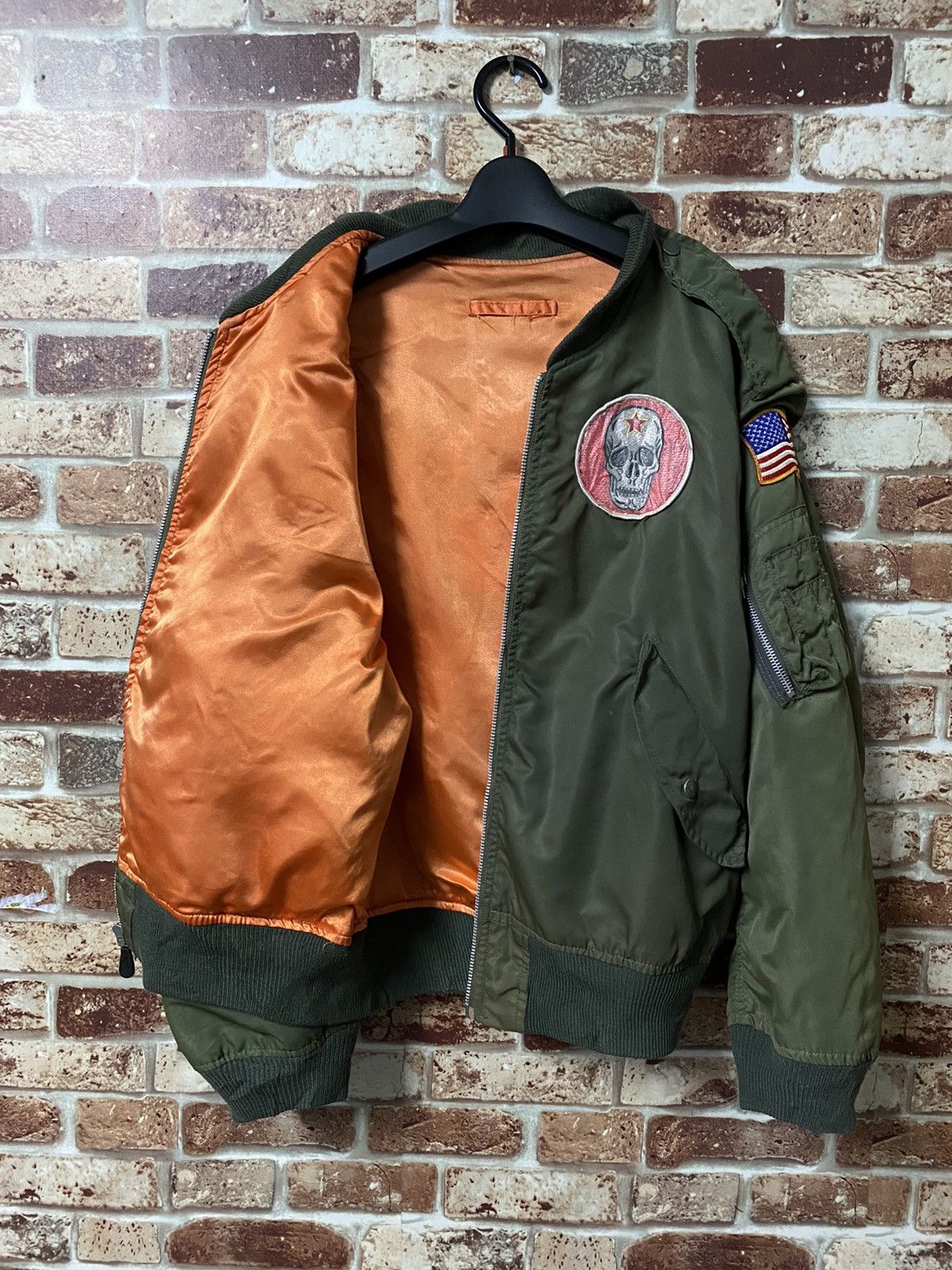 Vintage GK134🔥ARCHIEVES🔥VINTAGE SPECIAL FORCE BOMBER JACKET Size US L / EU 52-54 / 3 - 9 Thumbnail
