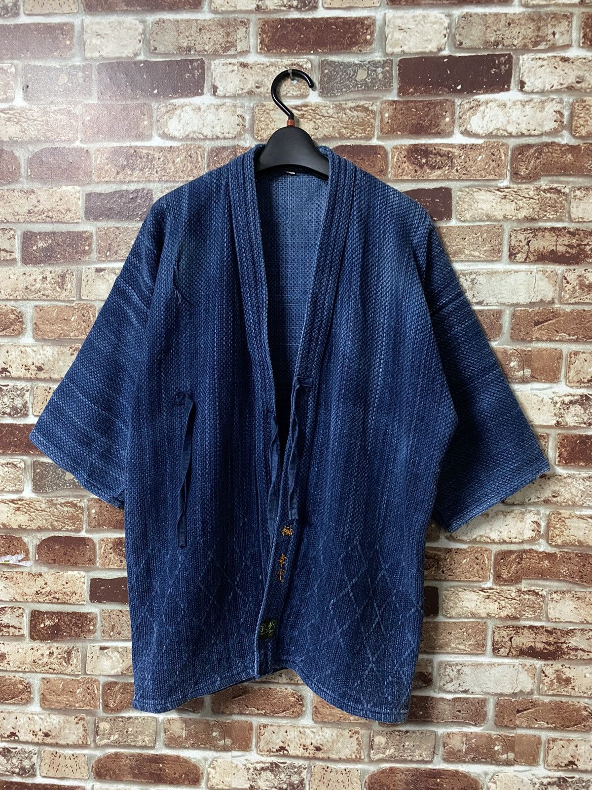 Indigo × Japanese Brand ANTIQUE INDIGO KENDO SASHIKO SWORDMAN JACKET Size US L / EU 52-54 / 3 - 2 Thumbnail