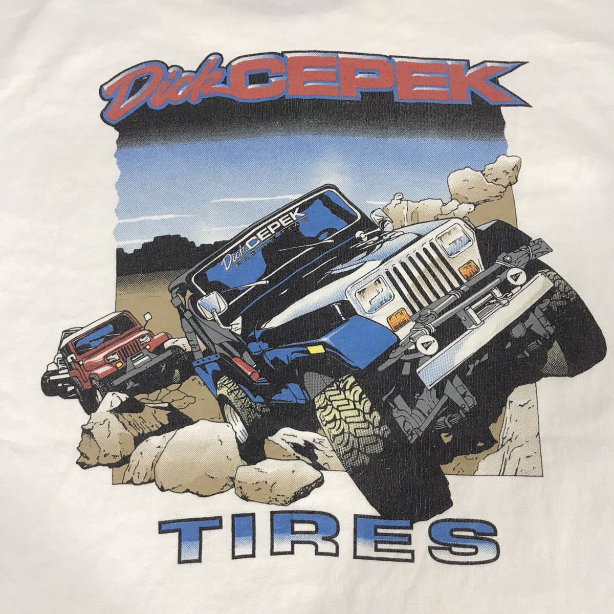 Hanes Vintage 90s Dick Cepek Racing Team Trucker Big Jeep Offroad Size US M / EU 48-50 / 2 - 2 Thumbnail