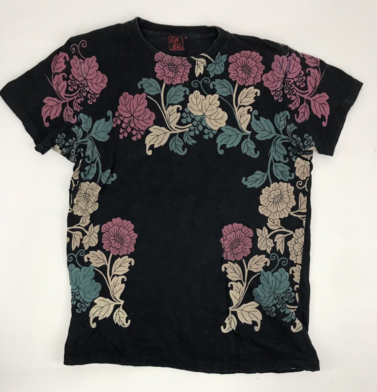 Japanese Brand Vintage Floral Design Style Printed Tee Streetwear Size L / US 10 / IT 46 - 1 Thumbnail