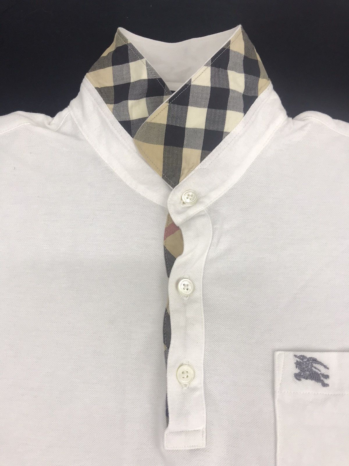 Burberry Burberry London Polo Tee Nova Check Monogram Youth L Size M / US 6-8 / IT 42-44 - 5 Thumbnail