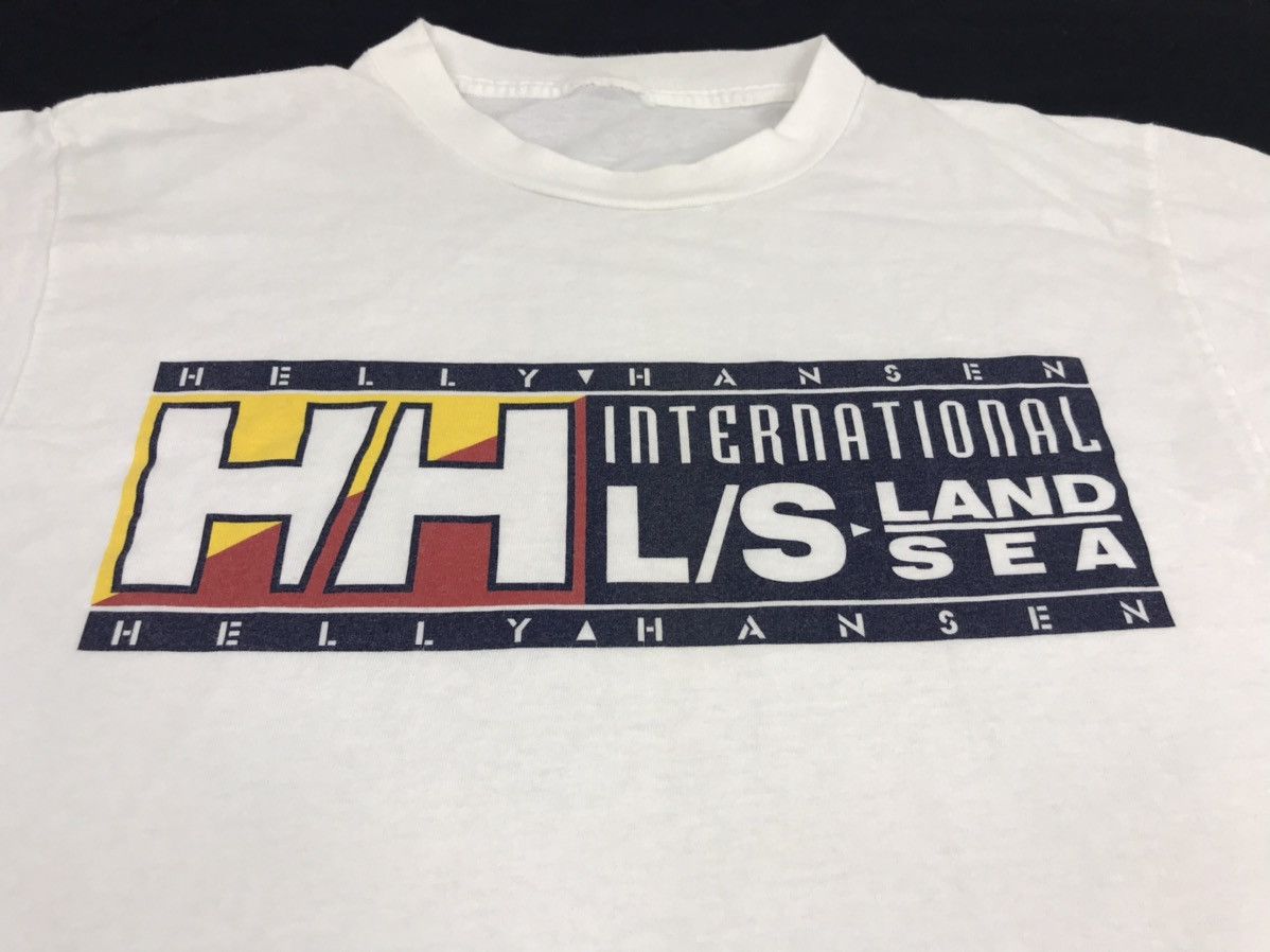 Helly Hansen Vintage Helly Hansen International Land Sea Norway Tee Size US L / EU 52-54 / 3 - 2 Thumbnail