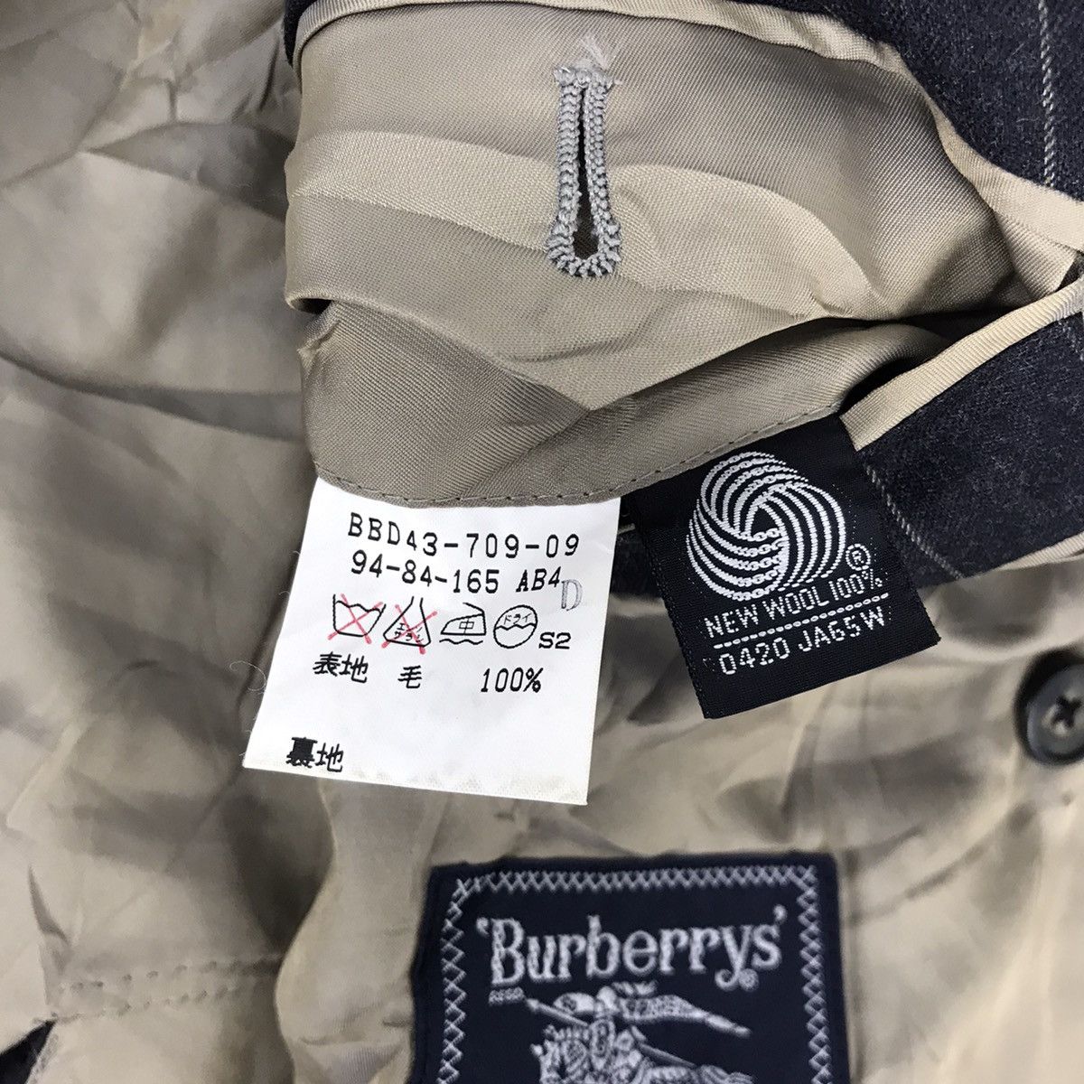 Burberry Vintage BURBERRY Burberrys Blazer Coat Jacket Size M/L Size 42R - 6 Thumbnail
