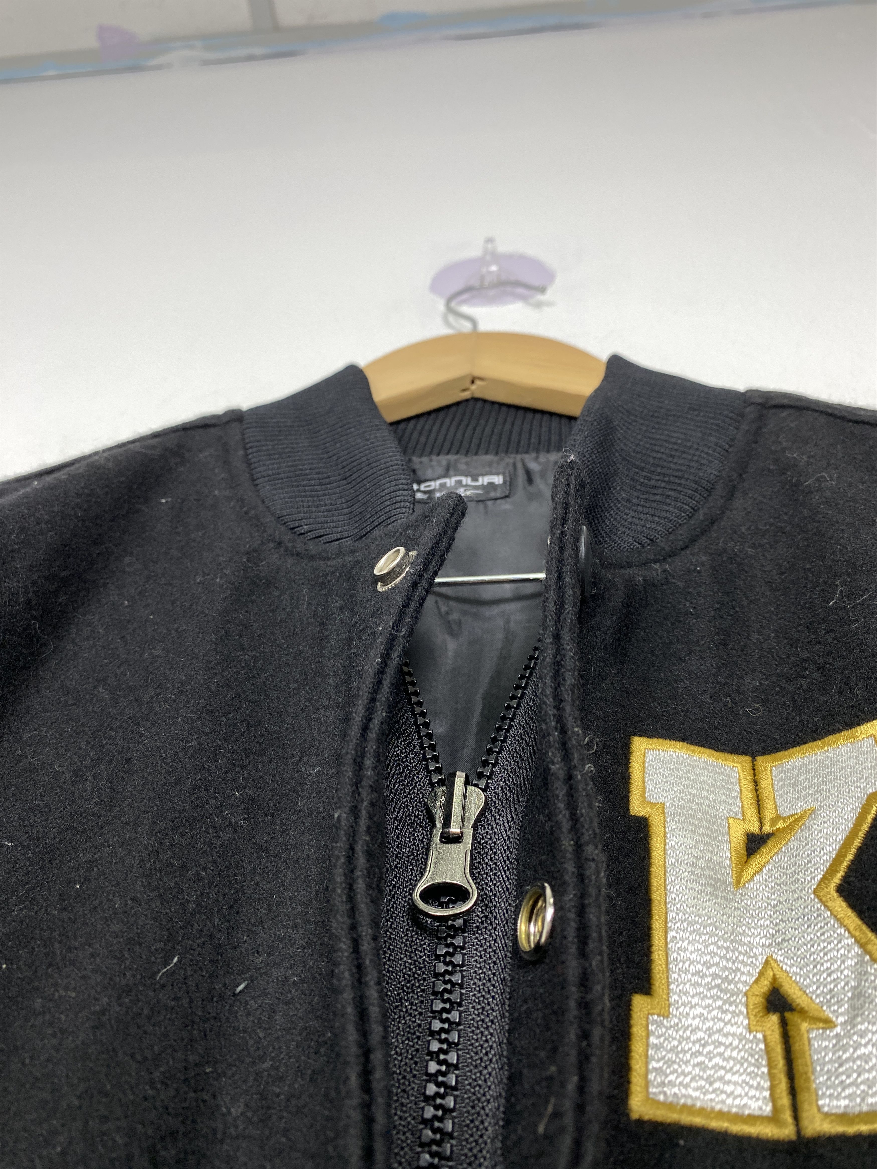 Japanese Brand Vintage GAONNURI Wool Varsity Jacket Size US M / EU 48-50 / 2 - 8 Thumbnail