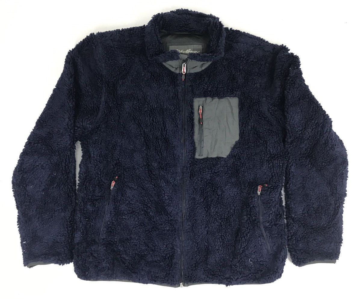 Eddie Bauer Eddie Bauer Fleece Sweatshirt Zipper Jacket Hiking Size US M / EU 48-50 / 2 - 1 Thumbnail