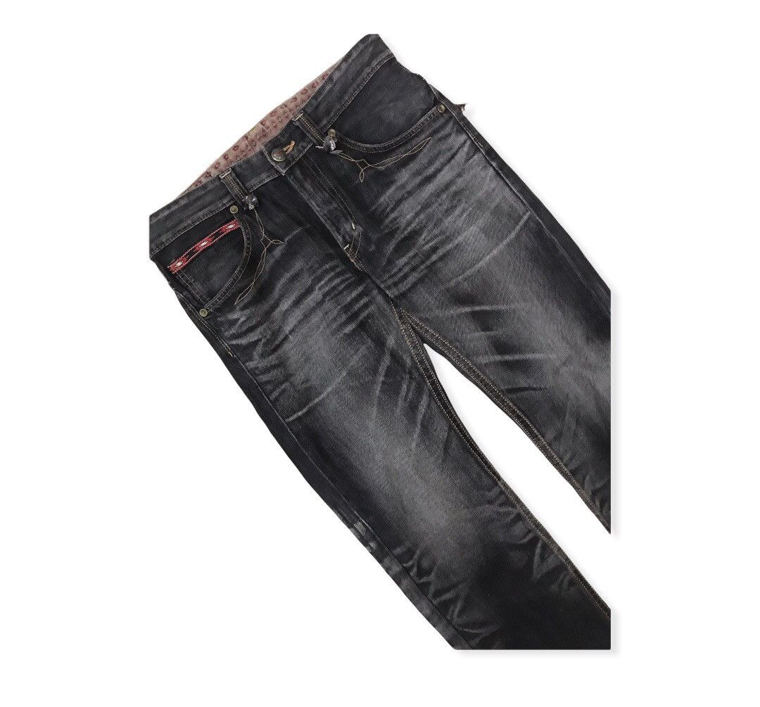 Edwin × Japanese Brand Japanese Brand Edwin Distressed Denim Trousers Pant Size US 35 - 8 Thumbnail