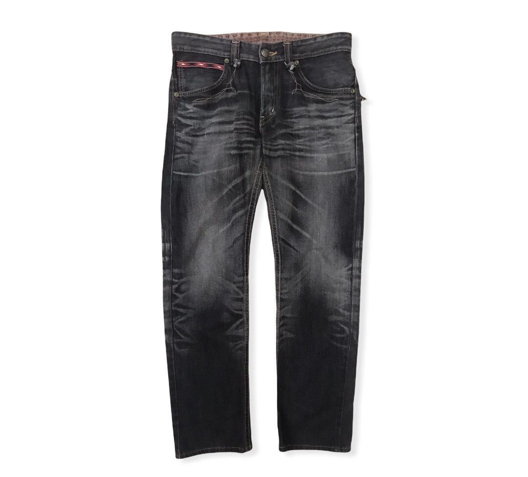 Edwin × Japanese Brand Japanese Brand Edwin Distressed Denim Trousers Pant Size US 35 - 1 Thumbnail