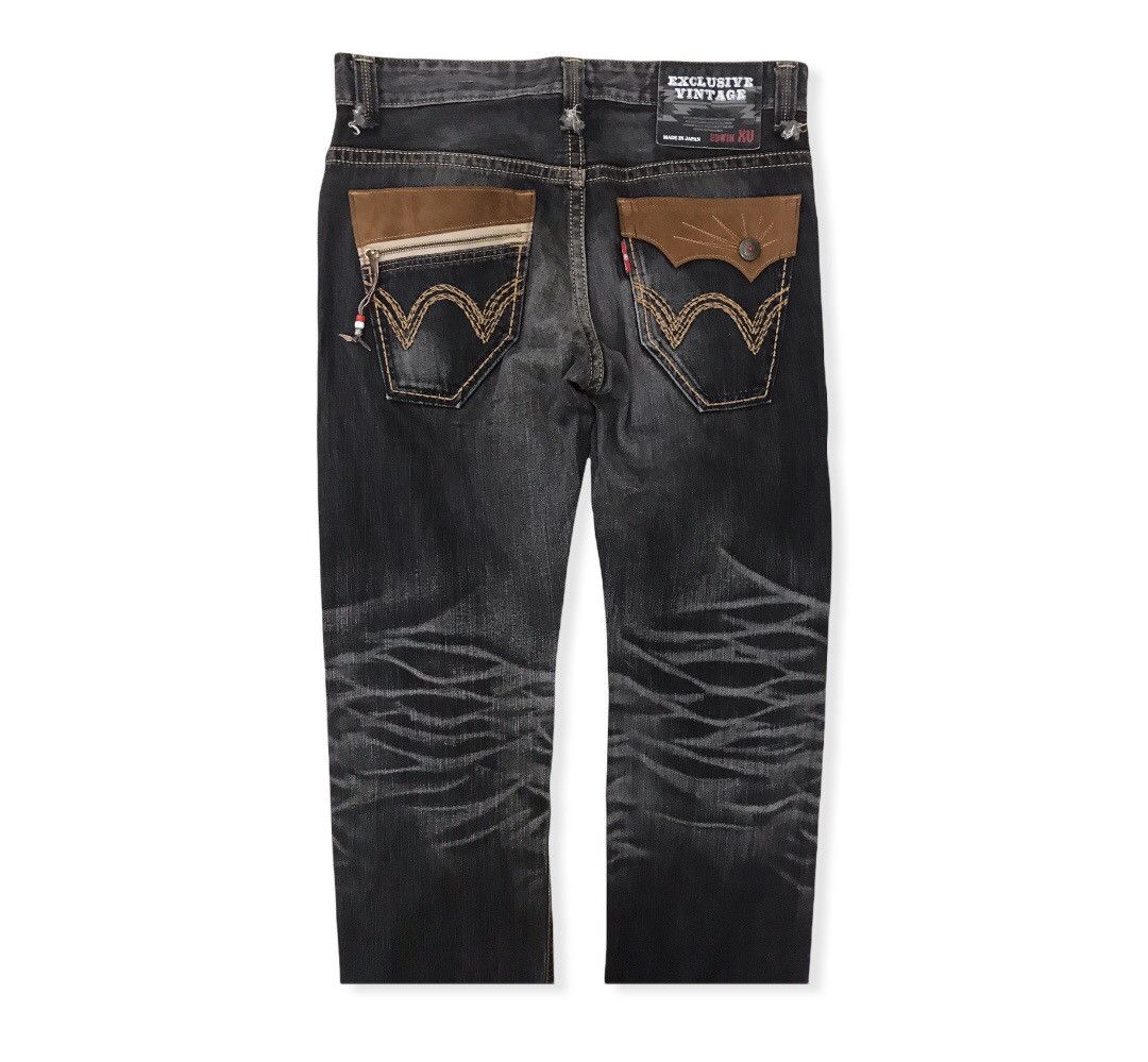 Edwin × Japanese Brand Japanese Brand Edwin Distressed Denim Trousers Pant Size US 35 - 11 Thumbnail