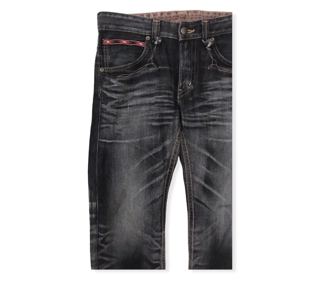 Edwin × Japanese Brand Japanese Brand Edwin Distressed Denim Trousers Pant Size US 35 - 4 Thumbnail