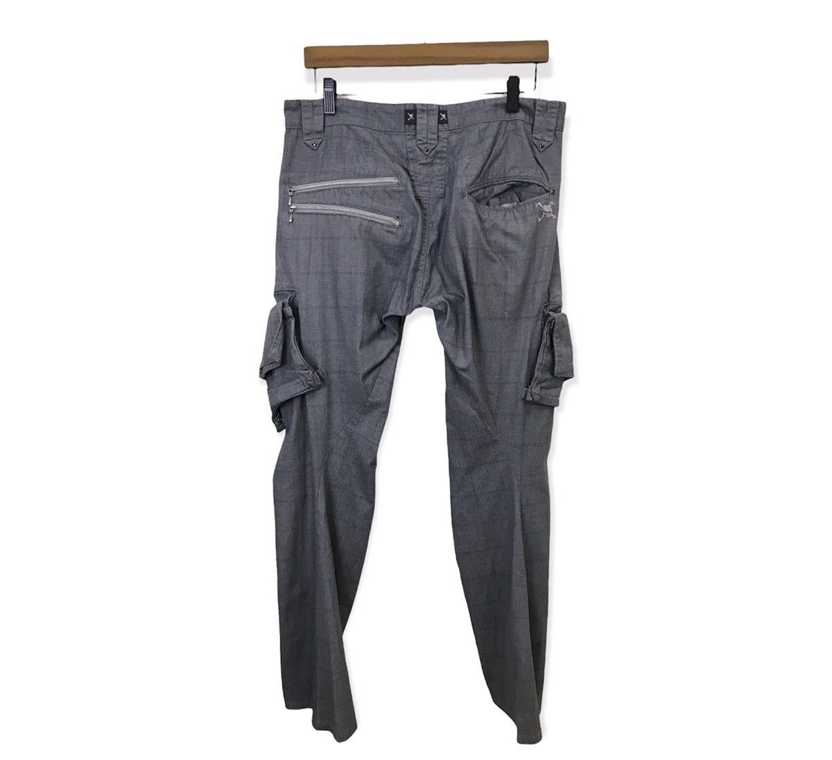 Oakley Oakley Plaid Tartan Design Style Multipocket Cargo Pants Size US 33 - 5 Thumbnail