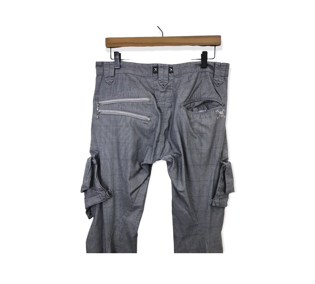Oakley Oakley Plaid Tartan Design Style Multipocket Cargo Pants Size US 33 - 6 Thumbnail