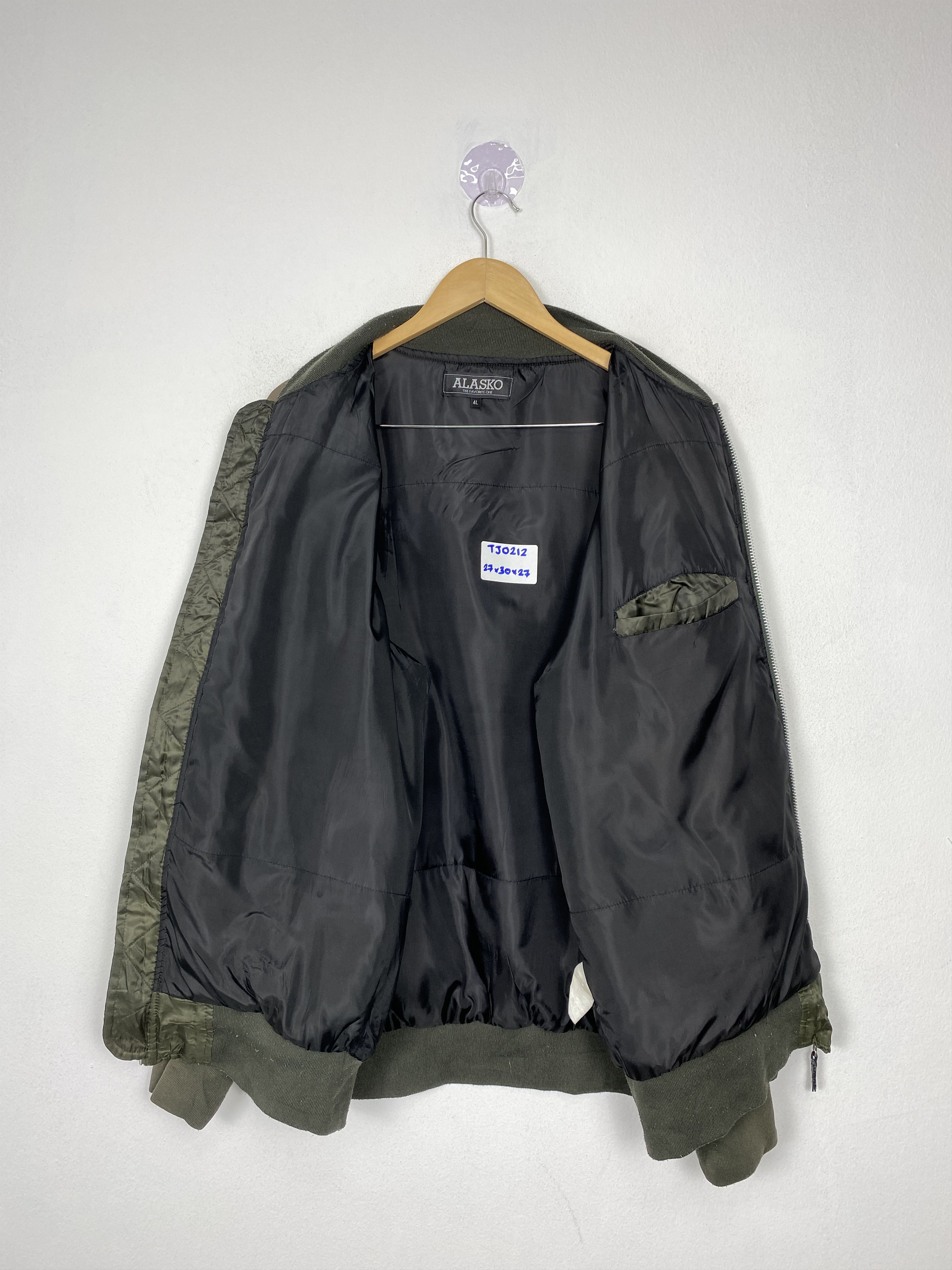 Japanese Brand Vintage ALASKO New York Patch Logo Nylon Bomber Jacket Size US XXL / EU 58 / 5 - 5 Thumbnail
