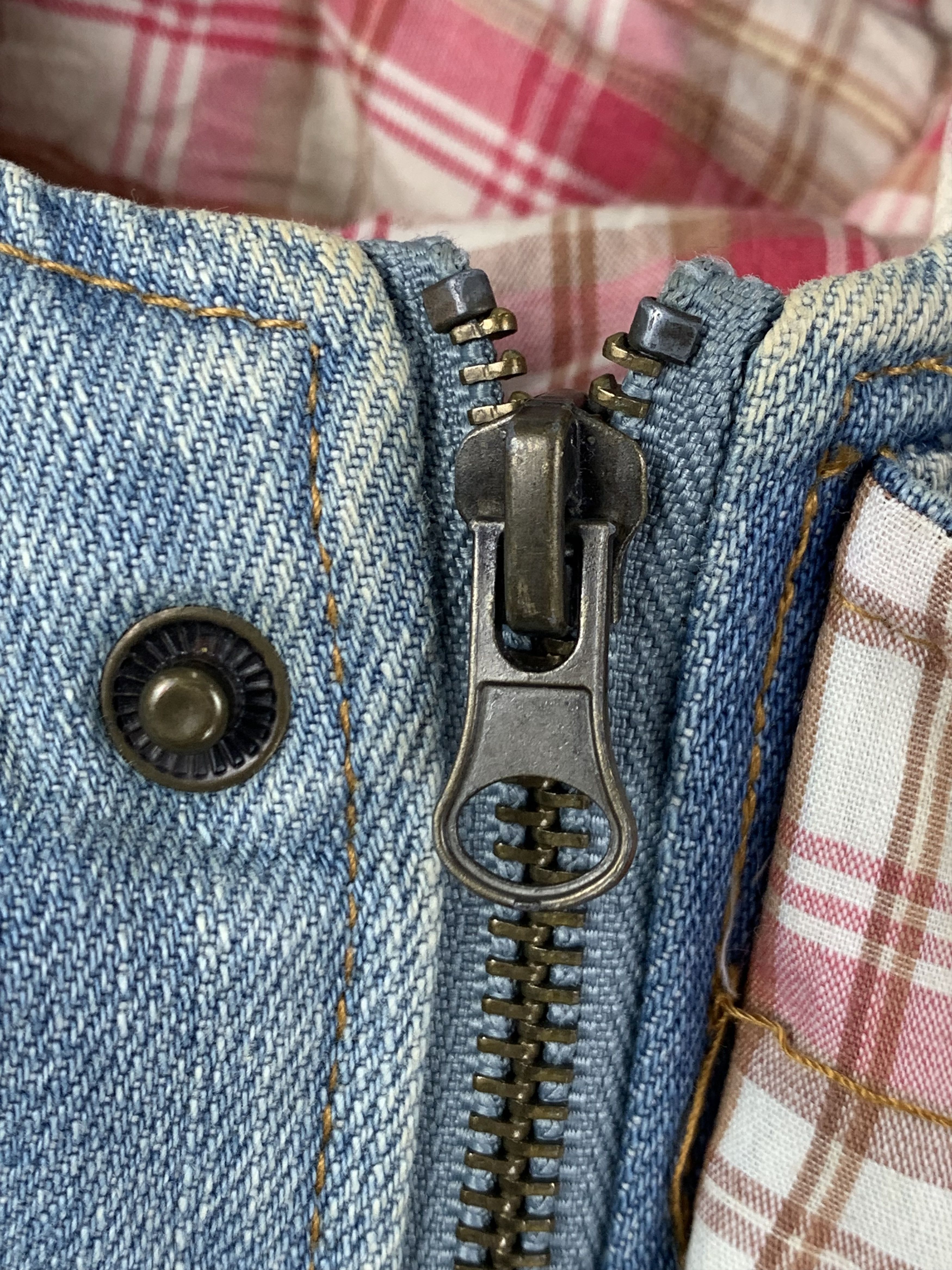 Japanese Brand Vintage Japanese Brand Multi Pocket Faded Denim Jacket Size US S / EU 44-46 / 1 - 11 Thumbnail