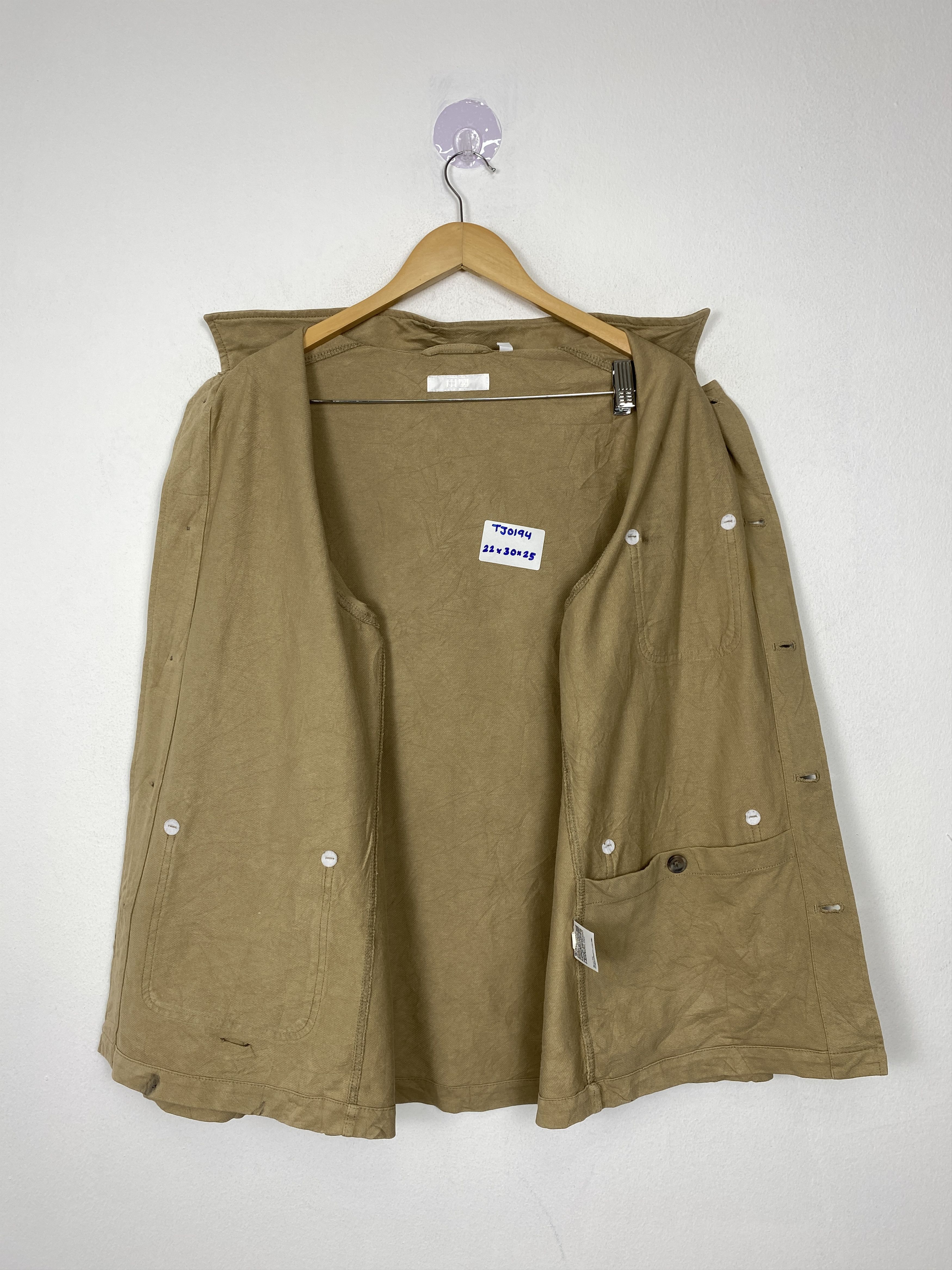 Uniqlo Vintage UNIQLO Button Up Light Jacket Size US L / EU 52-54 / 3 - 5 Thumbnail