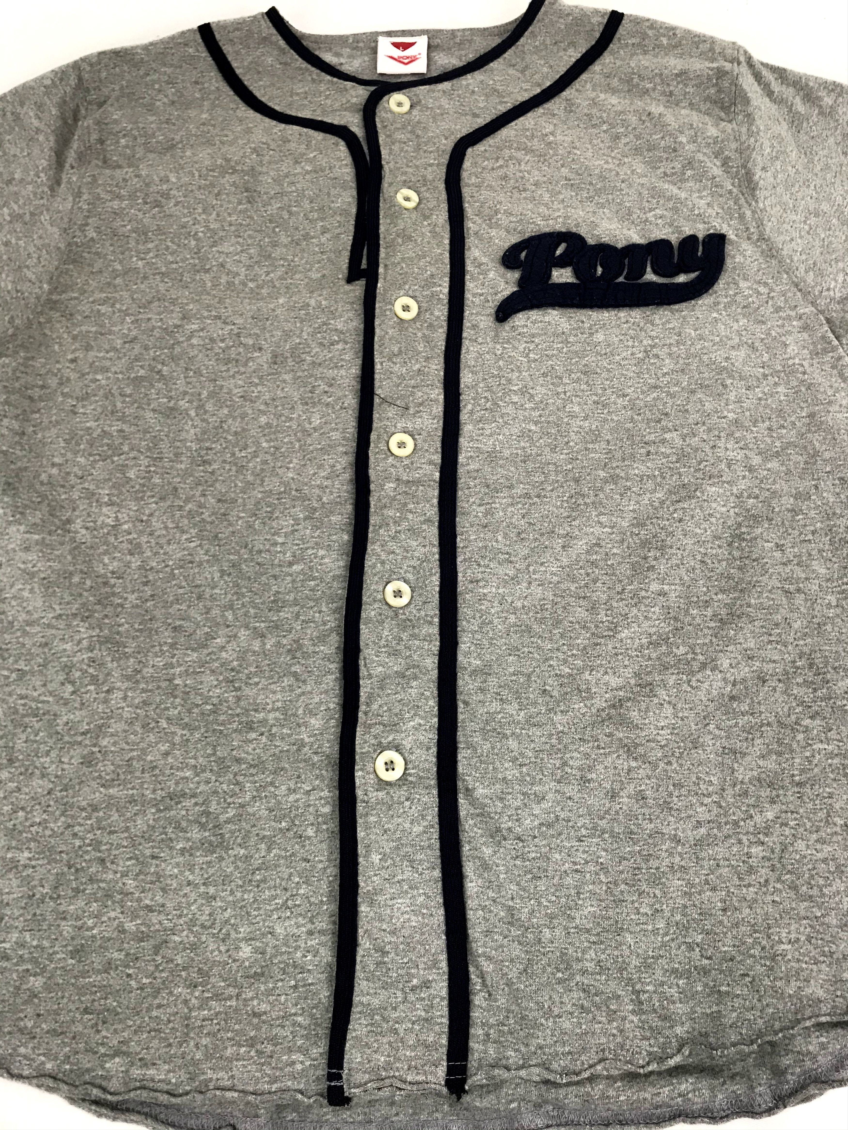 Japanese Brand Pony Big Logo Brand Baseball Jersey Style Sportwear Tee Size US L / EU 52-54 / 3 - 3 Thumbnail