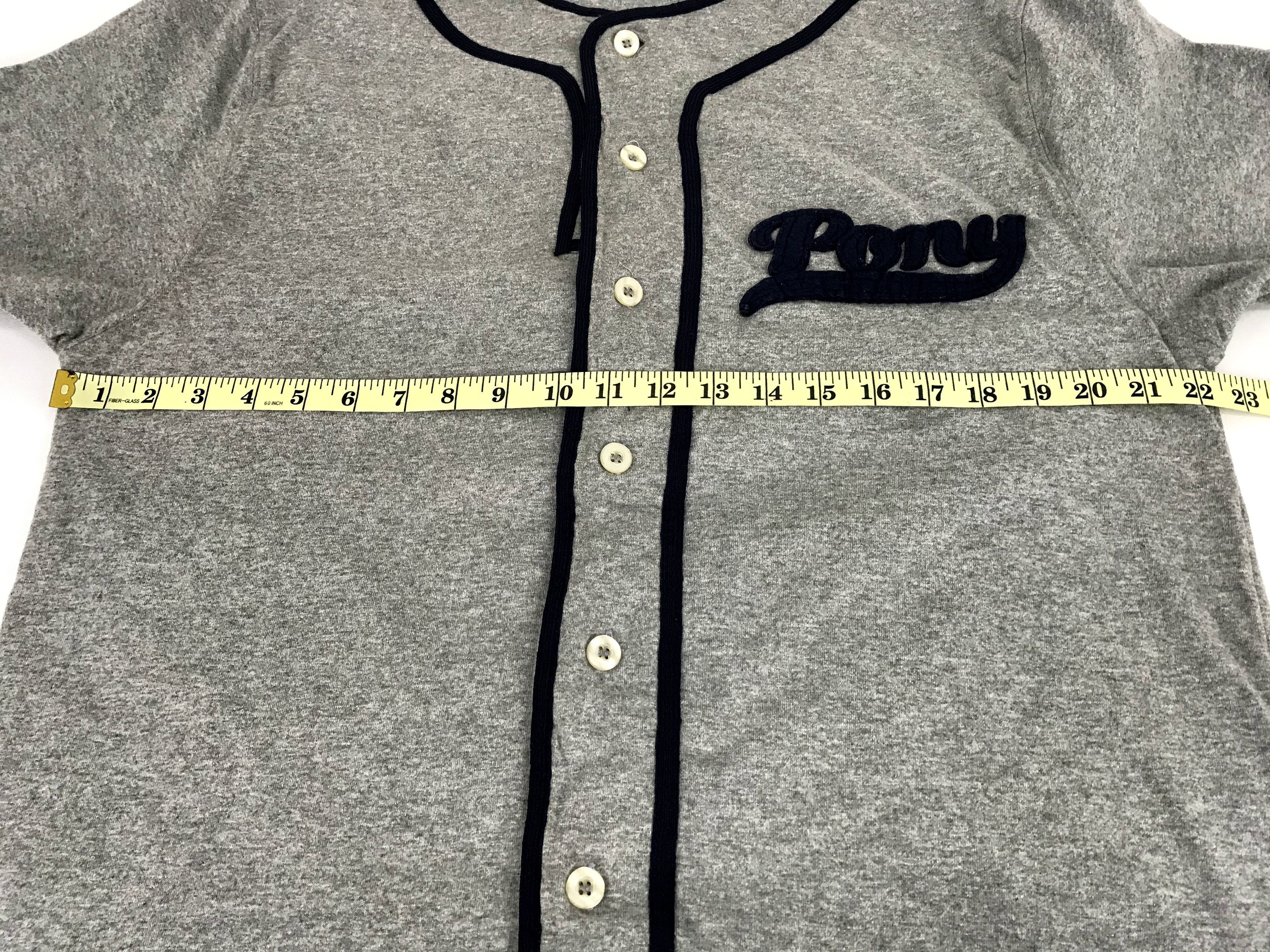 Japanese Brand Pony Big Logo Brand Baseball Jersey Style Sportwear Tee Size US L / EU 52-54 / 3 - 9 Thumbnail