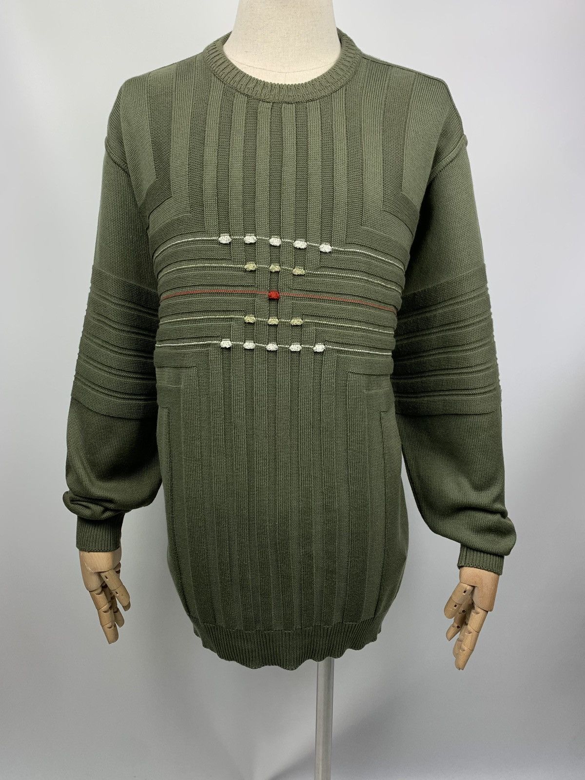 Vintage Carlo Colucci men’s vintage knitted sweater pullover size 54 Size US XXL / EU 58 / 5 - 1 Thumbnail