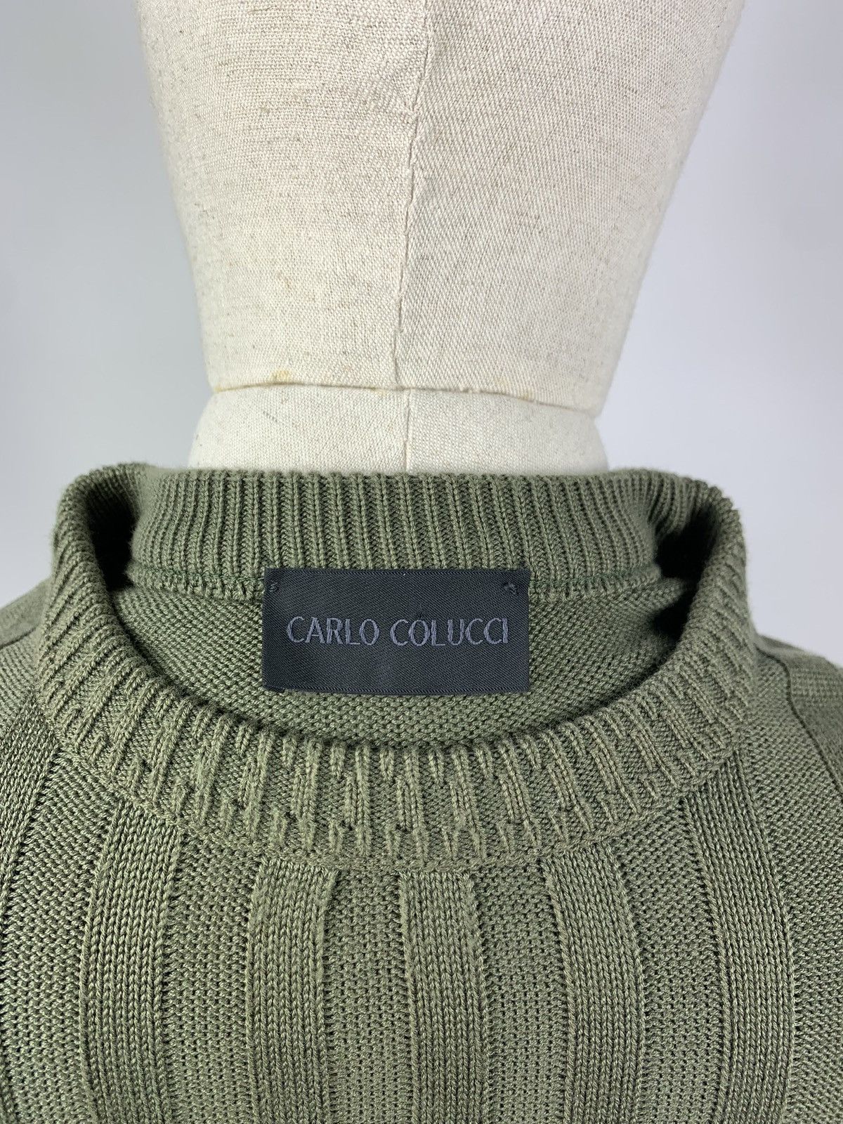 Vintage Carlo Colucci men’s vintage knitted sweater pullover size 54 Size US XXL / EU 58 / 5 - 8 Thumbnail