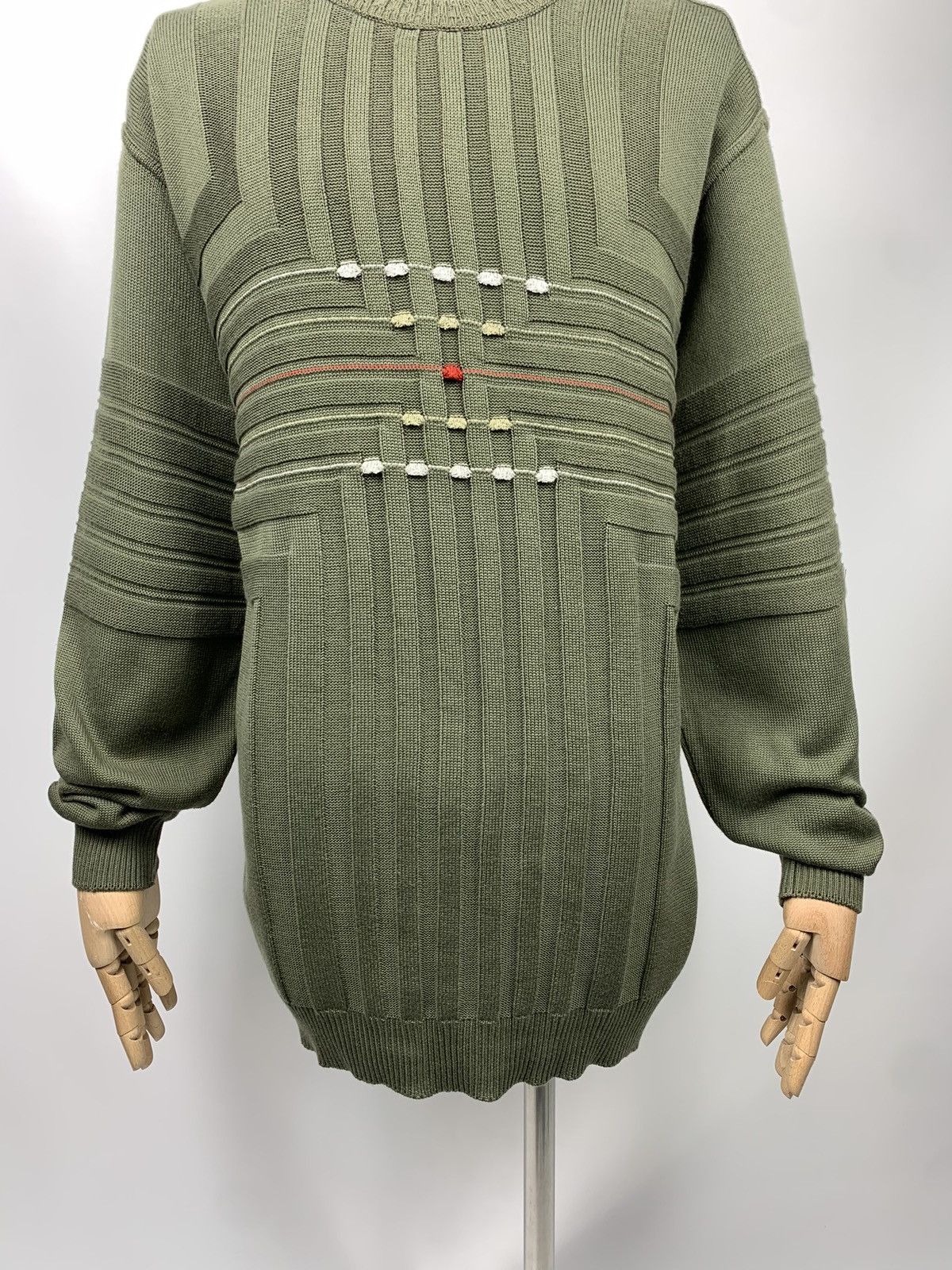 Vintage Carlo Colucci men’s vintage knitted sweater pullover size 54 Size US XXL / EU 58 / 5 - 3 Thumbnail