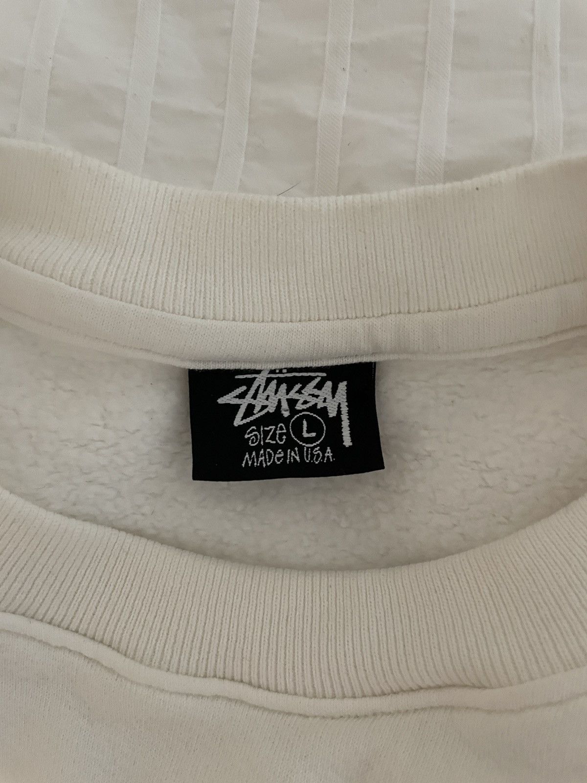 Our Legacy × Stussy Drop Shadow Crewneck Size US L / EU 52-54 / 3 - 3 Thumbnail