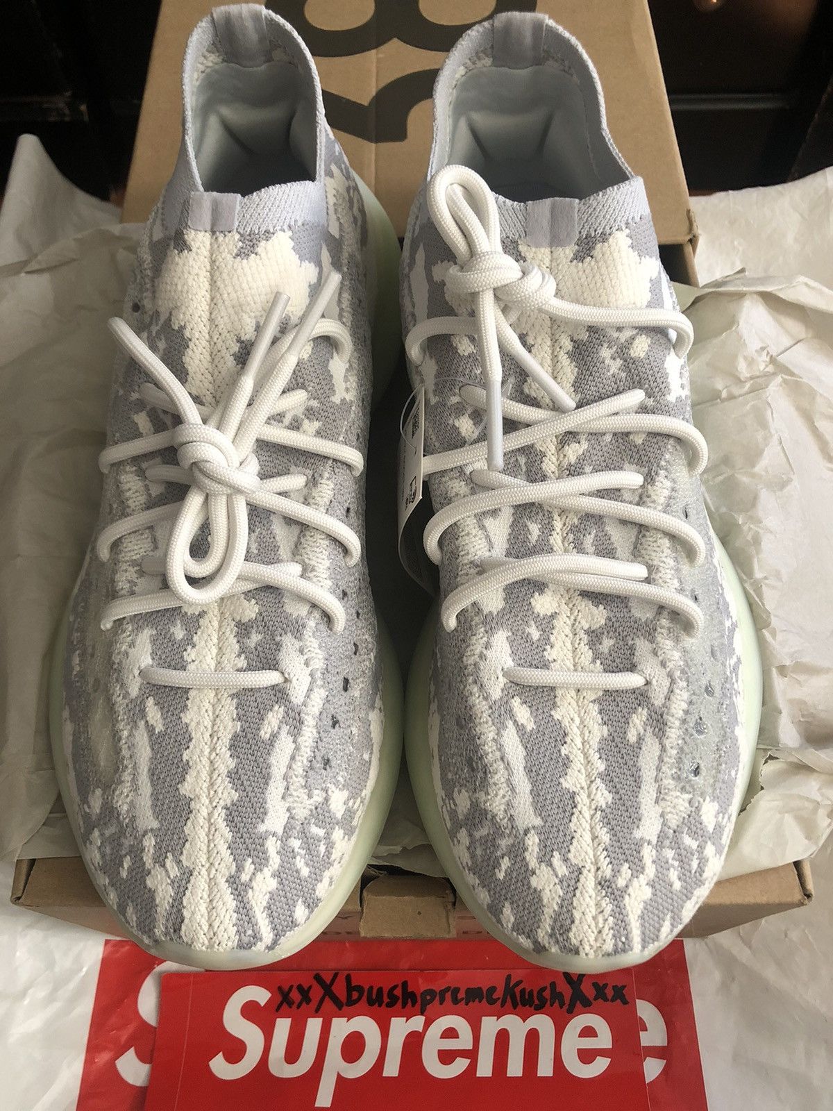 Yeezy 380 hot sale alien fake