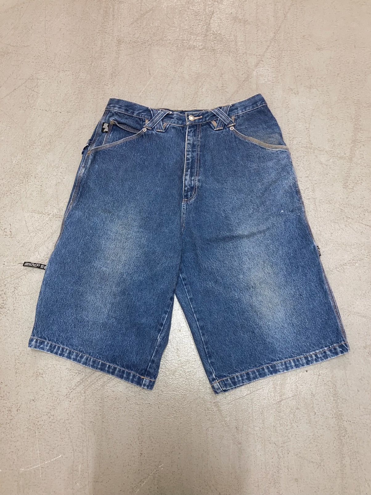 Southpole CRAZY VINTAGE Y2K SOUTHPOLE BAGGY JORTS JNCO SKATER SHORTS Size US 33 - 2 Thumbnail