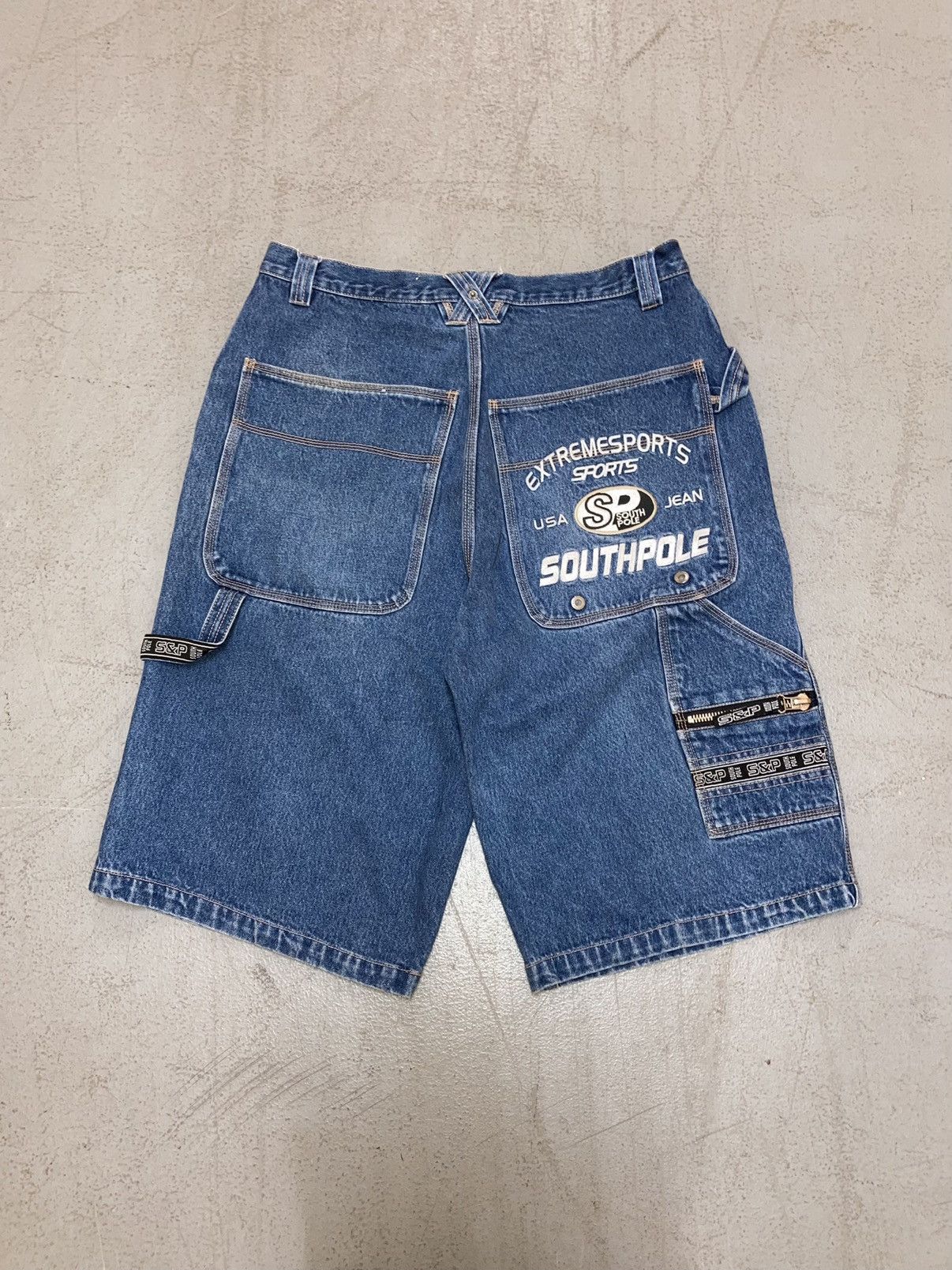 Southpole CRAZY VINTAGE Y2K SOUTHPOLE BAGGY JORTS JNCO SKATER SHORTS Size US 33 - 1 Thumbnail
