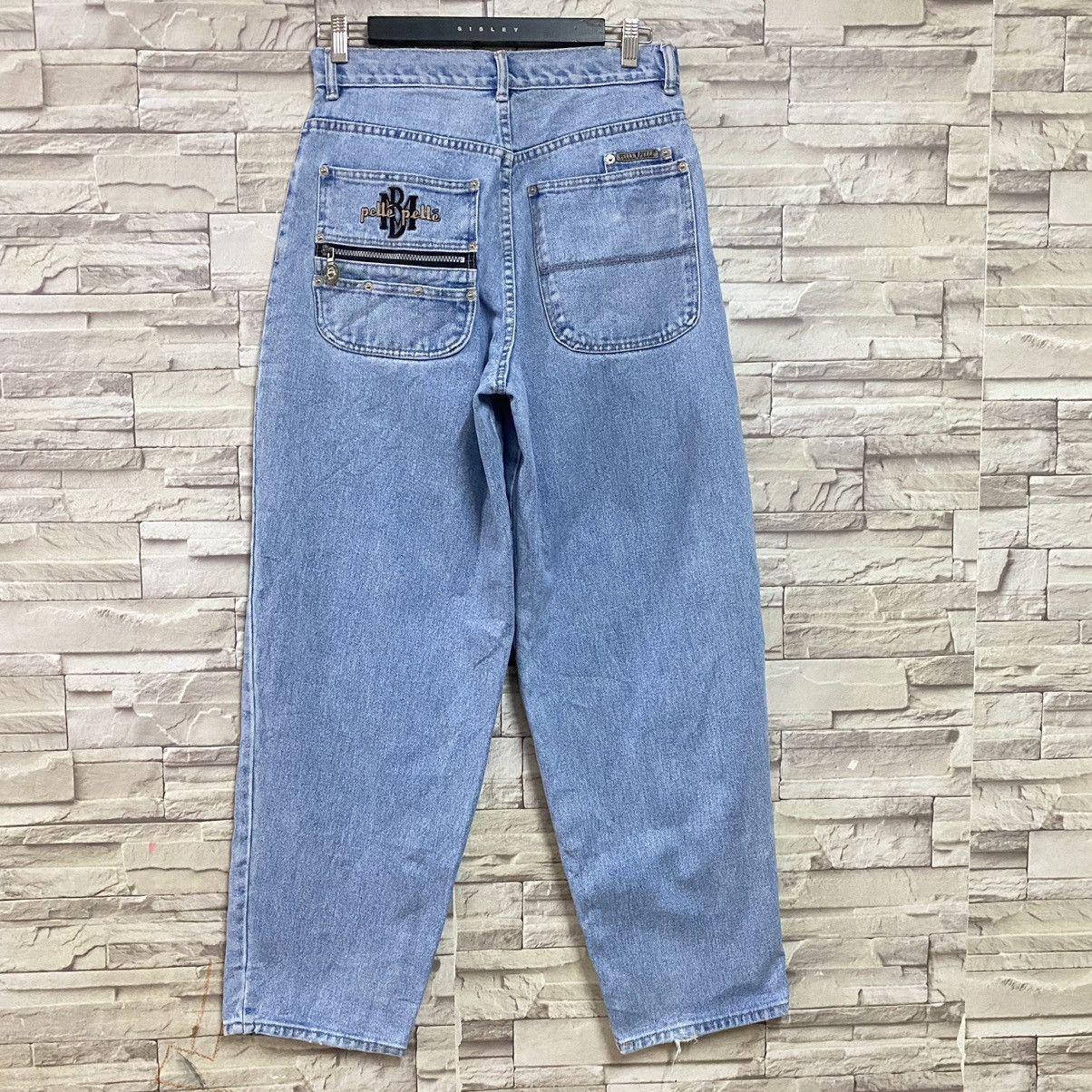 Marc Buchanan Vintage Marc Buchanan Denim Carpenter Baggy Pants 30x31 Size US 30 / EU 46 - 9 Thumbnail
