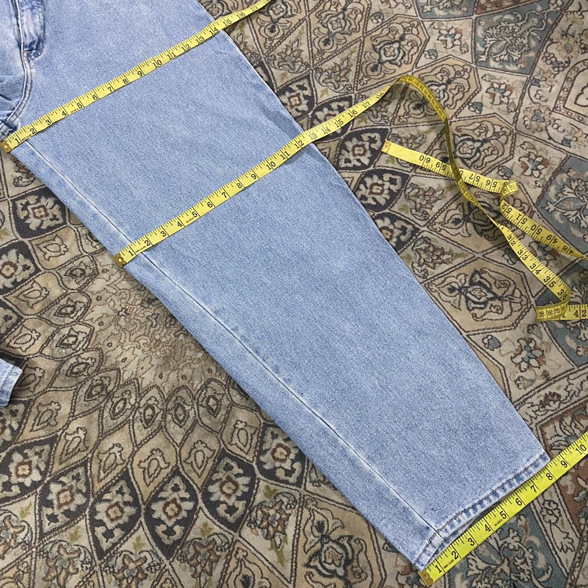 Marc Buchanan Vintage Marc Buchanan Denim Carpenter Baggy Pants 30x31 Size US 30 / EU 46 - 19 Thumbnail