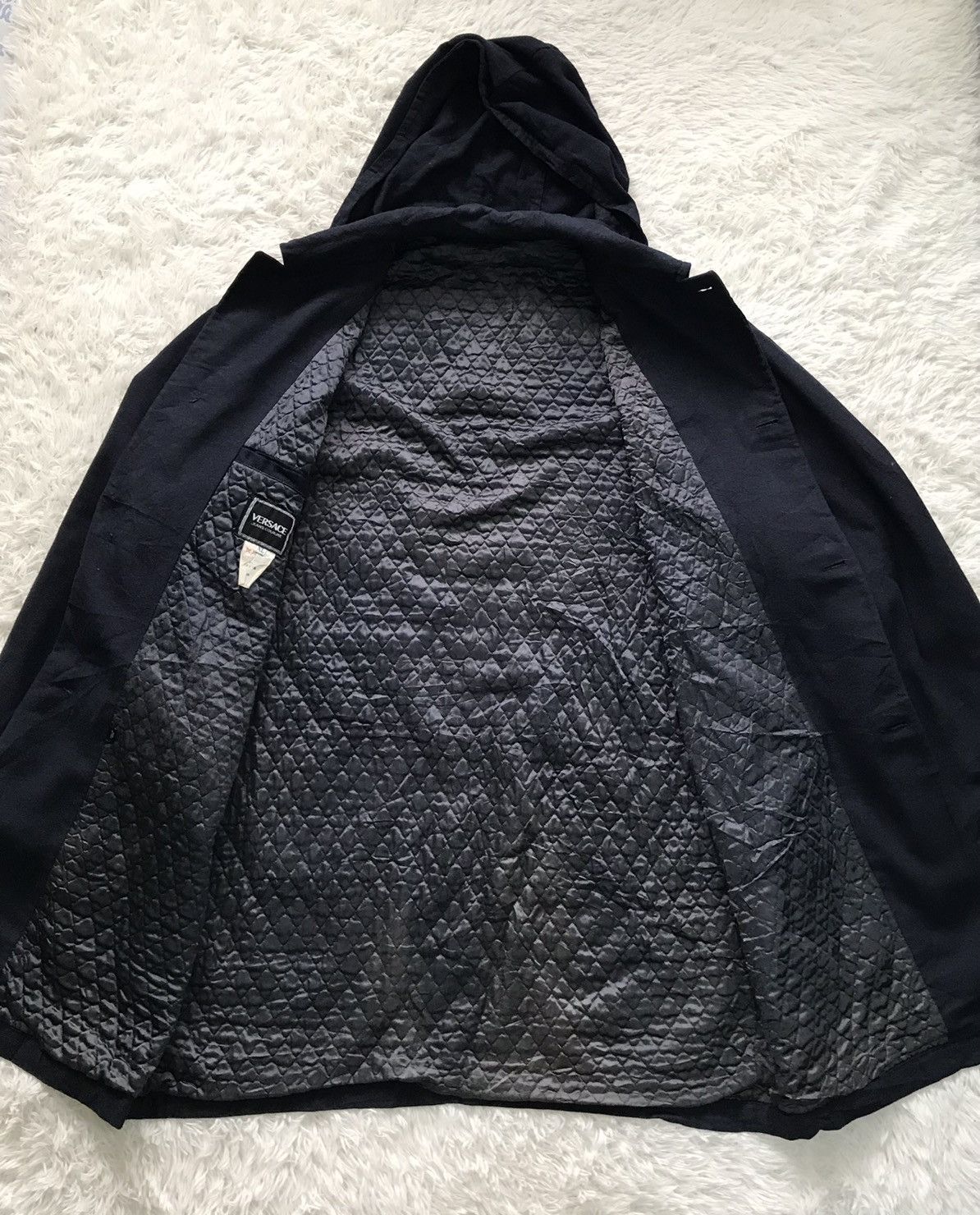 Versace Jeans Couture 💥Steals💥Versace Jeans Couture Wool Jacket Hooded Size US XL / EU 56 / 4 - 13 Thumbnail