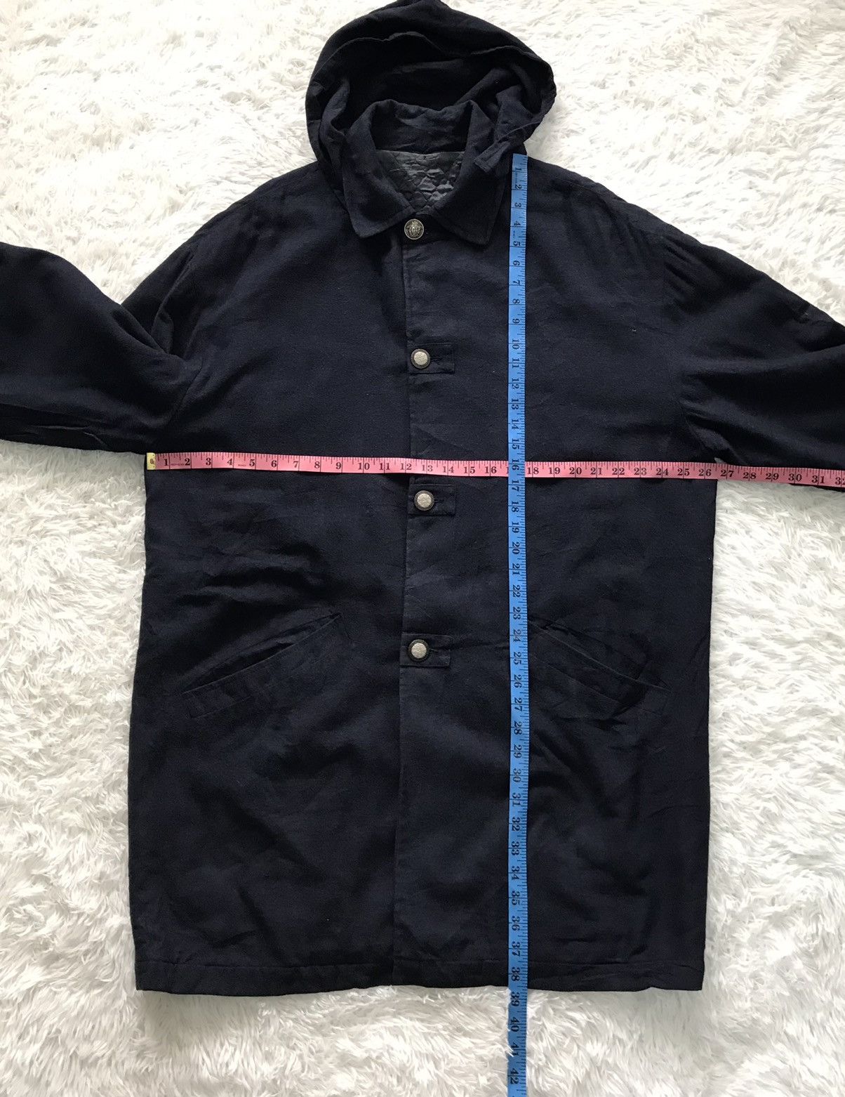 Versace Jeans Couture 💥Steals💥Versace Jeans Couture Wool Jacket Hooded Size US XL / EU 56 / 4 - 23 Thumbnail