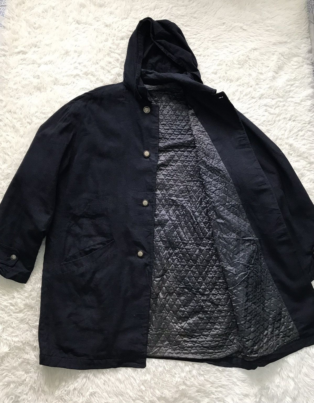 Versace Jeans Couture 💥Steals💥Versace Jeans Couture Wool Jacket Hooded Size US XL / EU 56 / 4 - 12 Thumbnail