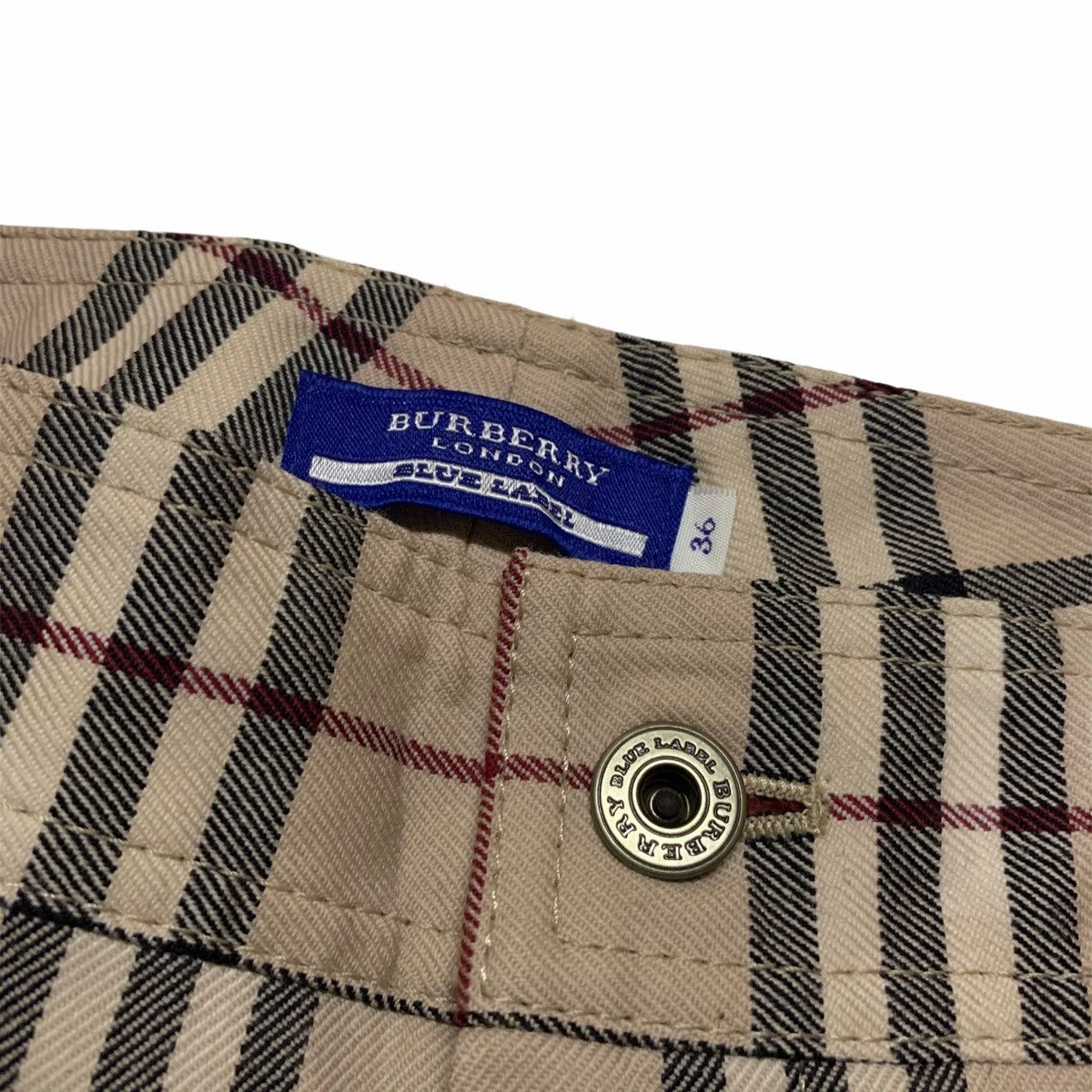 Burberry × Burberry Prorsum Burberry London Blue Label Nova Check Pant Size US 29 - 6 Thumbnail