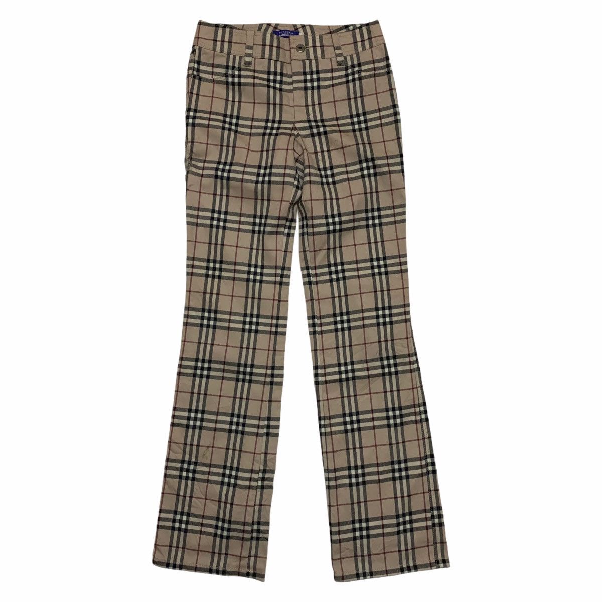 Burberry × Burberry Prorsum Burberry London Blue Label Nova Check Pant Size US 29 - 1 Thumbnail