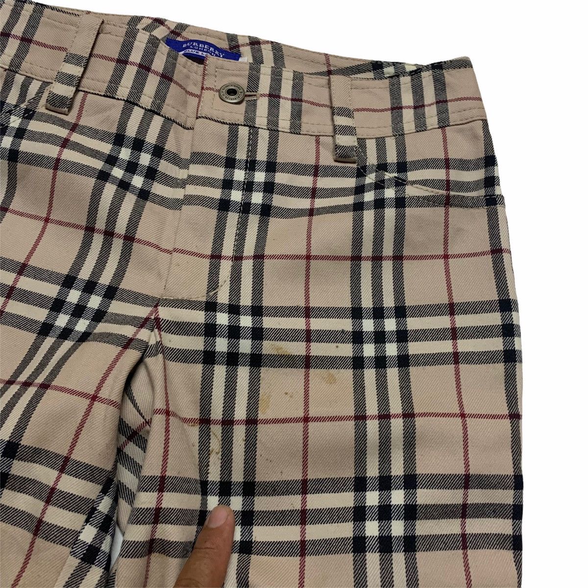 Burberry × Burberry Prorsum Burberry London Blue Label Nova Check Pant Size US 29 - 7 Thumbnail