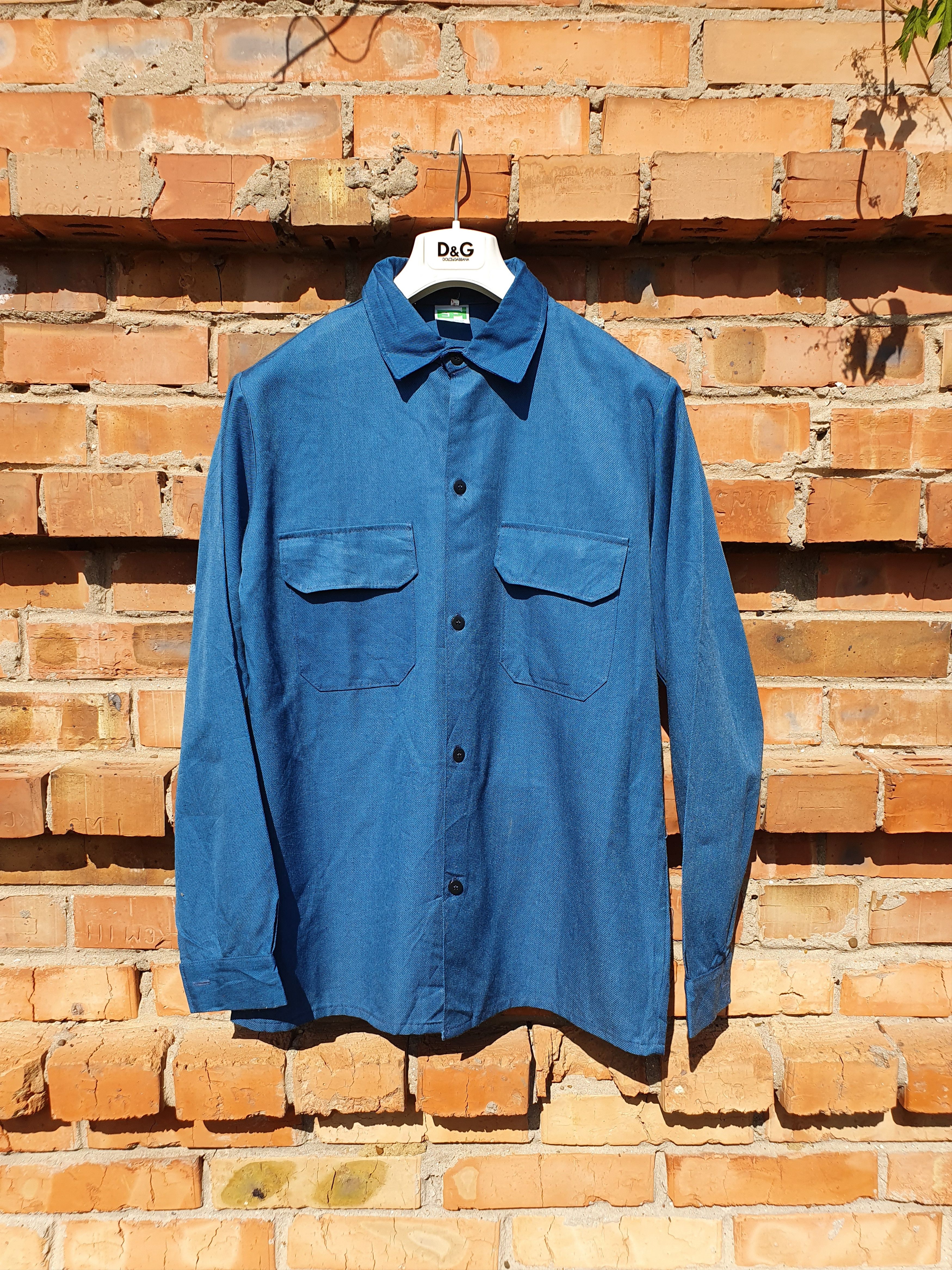 Le Laboureur × Vetra vintage 70s French Worker Warm shirt Size US L / EU 52-54 / 3 - 3 Thumbnail